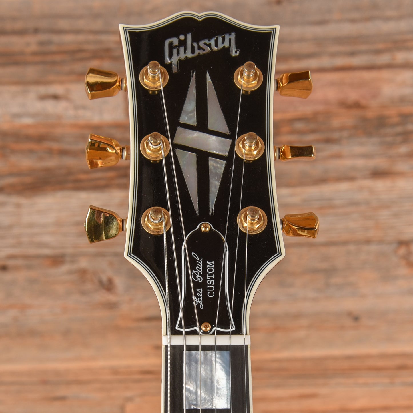 Gibson Custom Les Paul Custom Cartridge Brass 2017 Electric Guitars / Solid Body