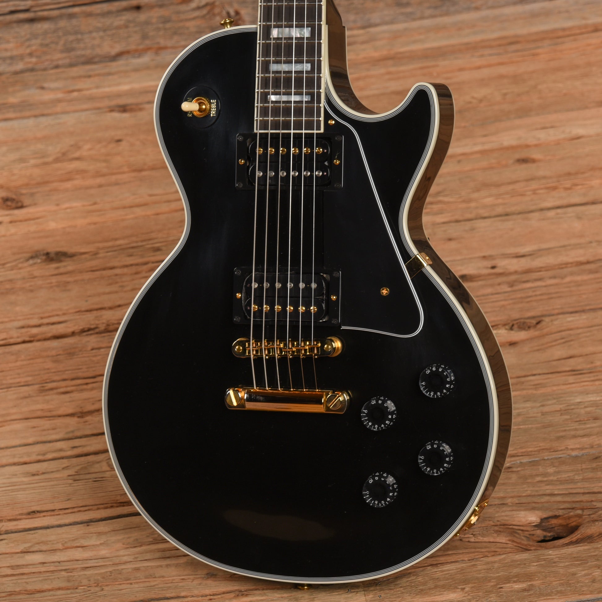Gibson Custom Les Paul Custom Demo Black Electric Guitars / Solid Body
