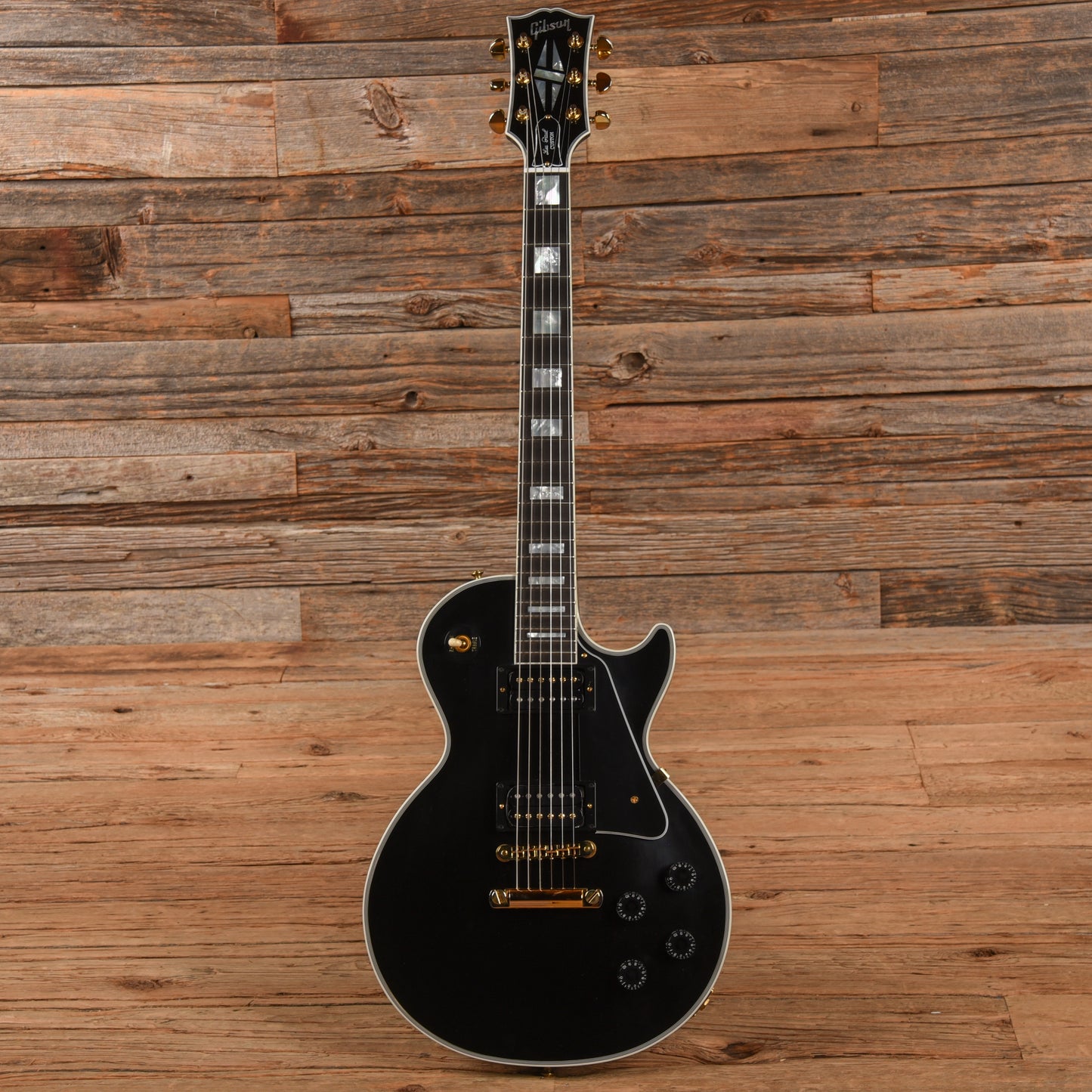 Gibson Custom Les Paul Custom Demo Black Electric Guitars / Solid Body
