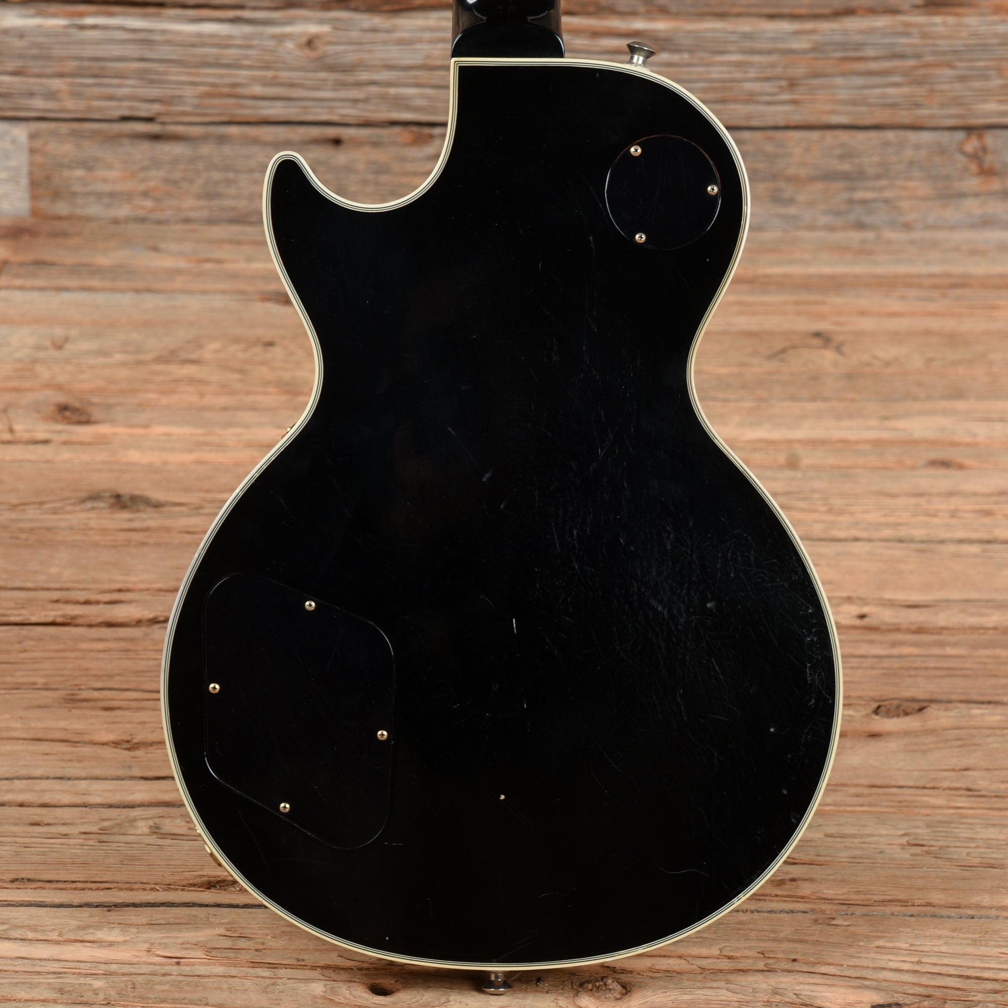 Gibson Custom Les Paul Custom Ebony 2005 Electric Guitars / Solid Body