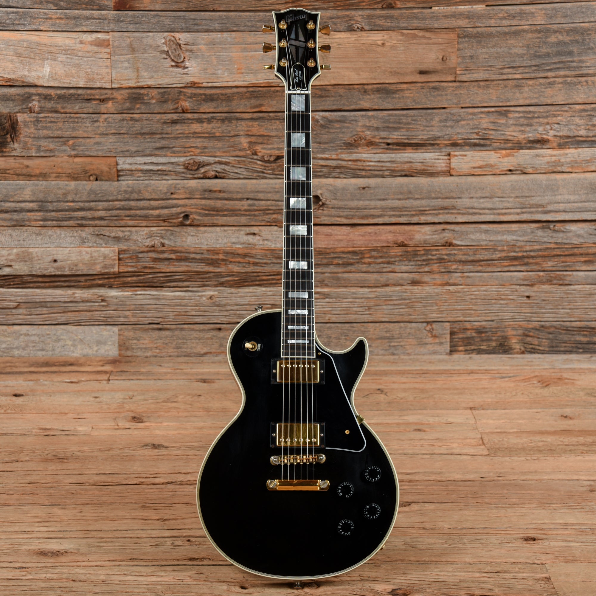 Gibson Custom Les Paul Custom Ebony 2005 Electric Guitars / Solid Body