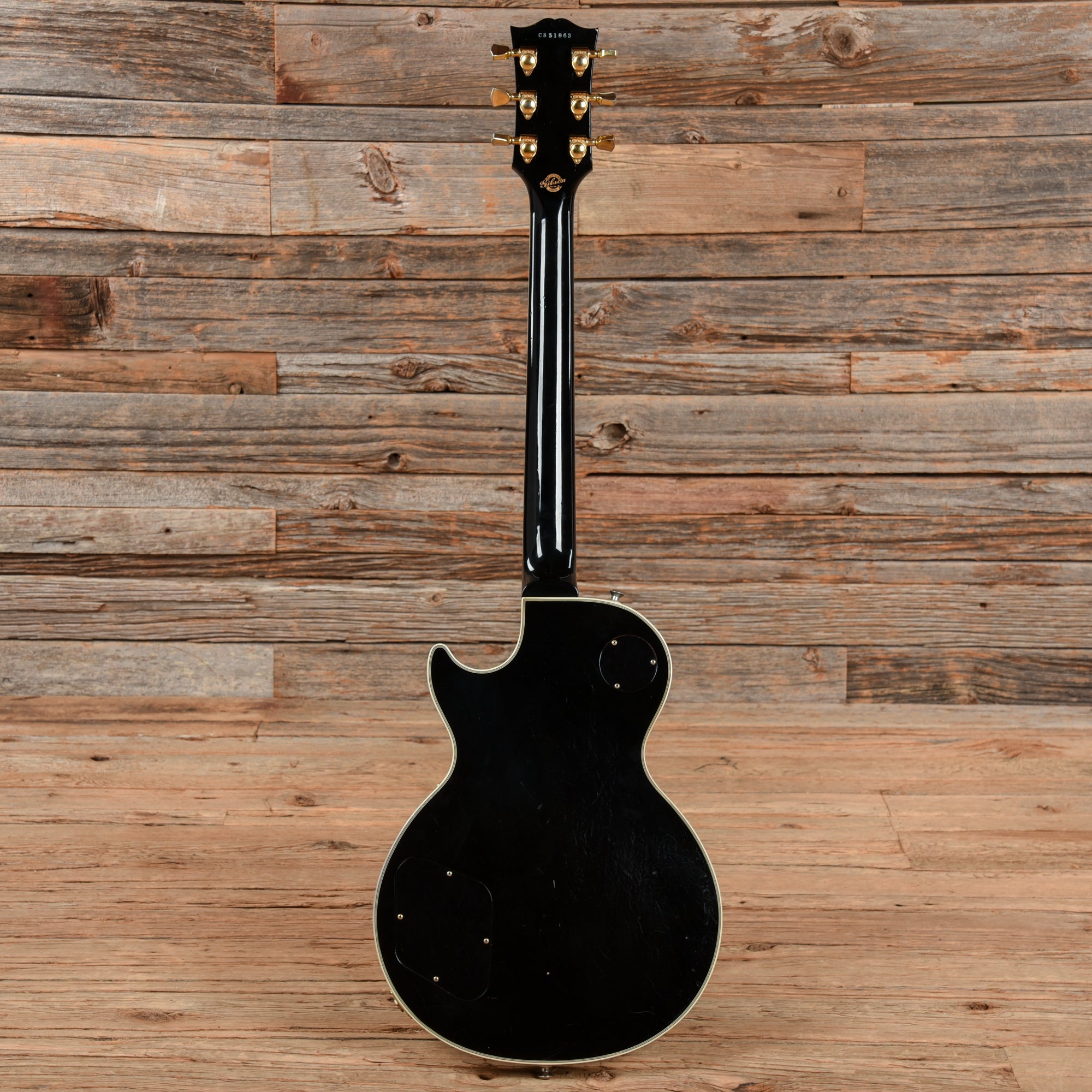 Gibson Custom Les Paul Custom Ebony 2005 Electric Guitars / Solid Body