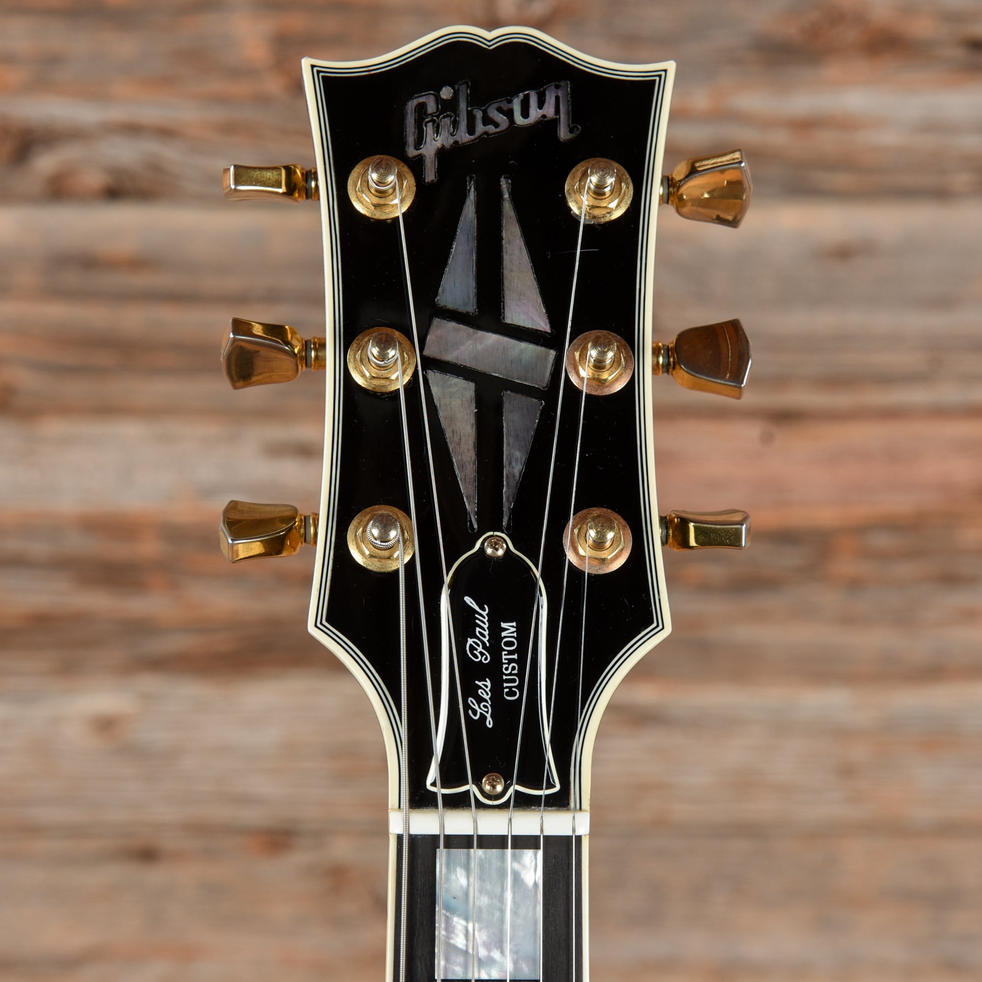Gibson Custom Les Paul Custom Ebony 2005 Electric Guitars / Solid Body