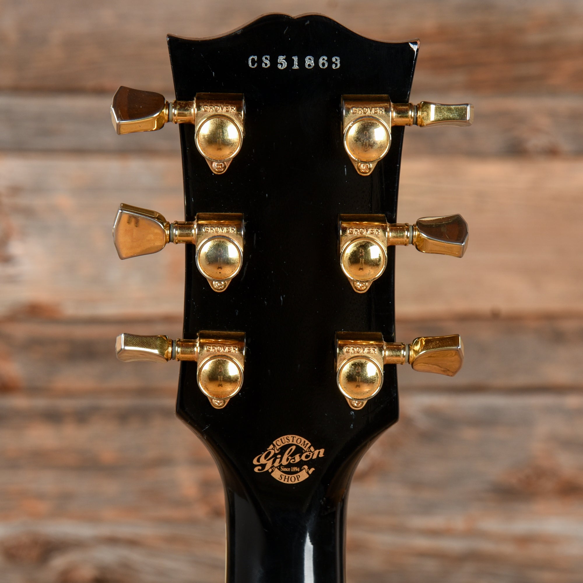 Gibson Custom Les Paul Custom Ebony 2005 Electric Guitars / Solid Body