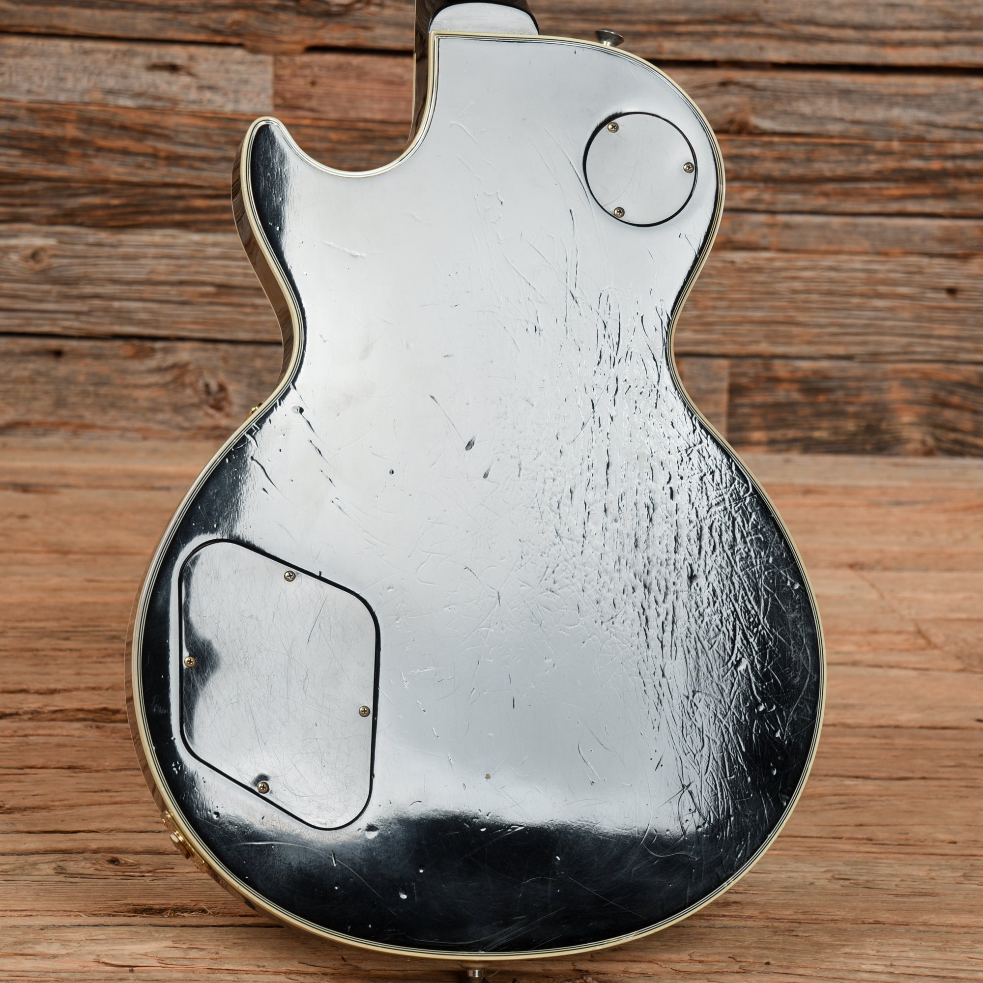 Gibson Custom Les Paul Custom Ebony 2005 Electric Guitars / Solid Body