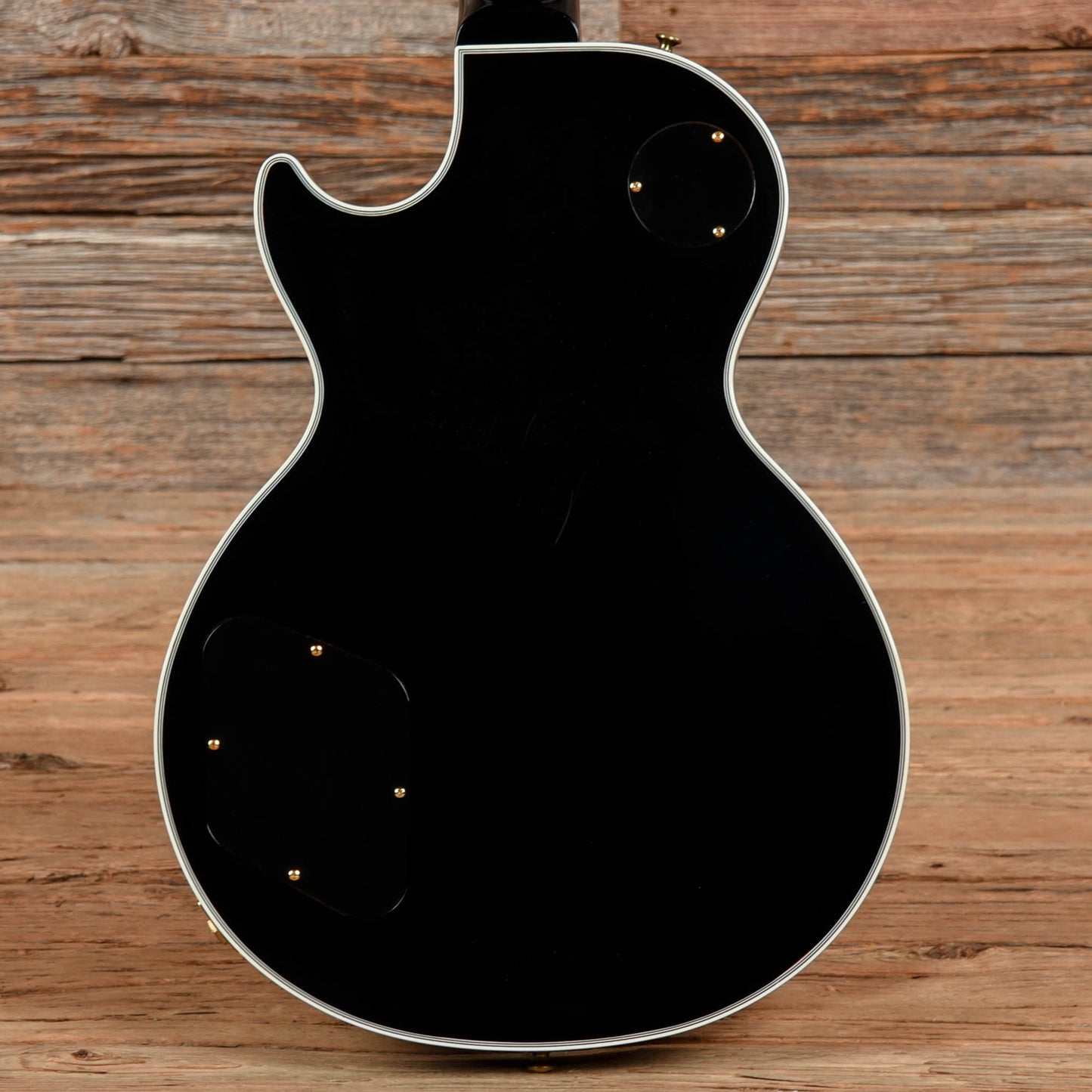 Gibson Custom Les Paul Custom Ebony 2008 Electric Guitars / Solid Body