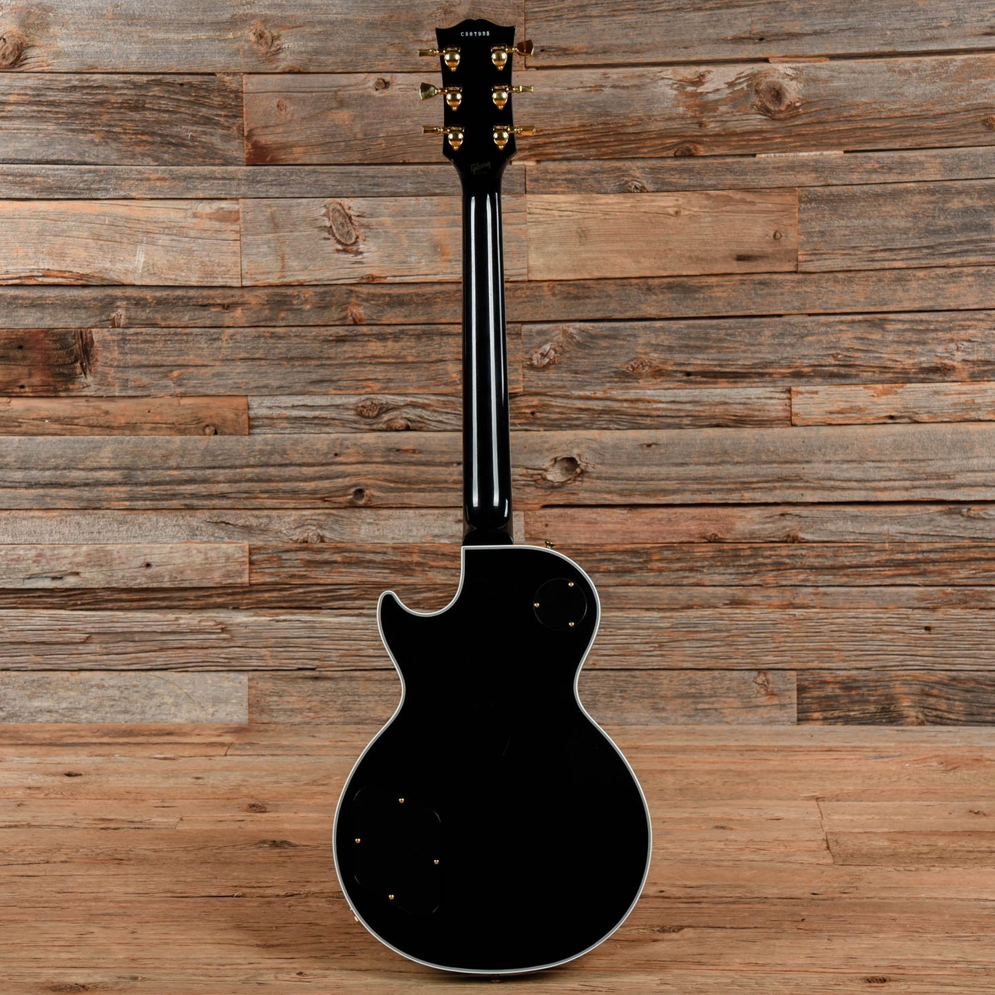 Gibson Custom Les Paul Custom Ebony 2008 Electric Guitars / Solid Body