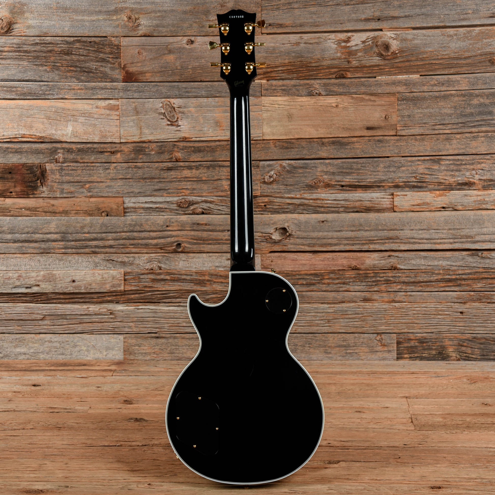 Gibson Custom Les Paul Custom Ebony 2008 Electric Guitars / Solid Body
