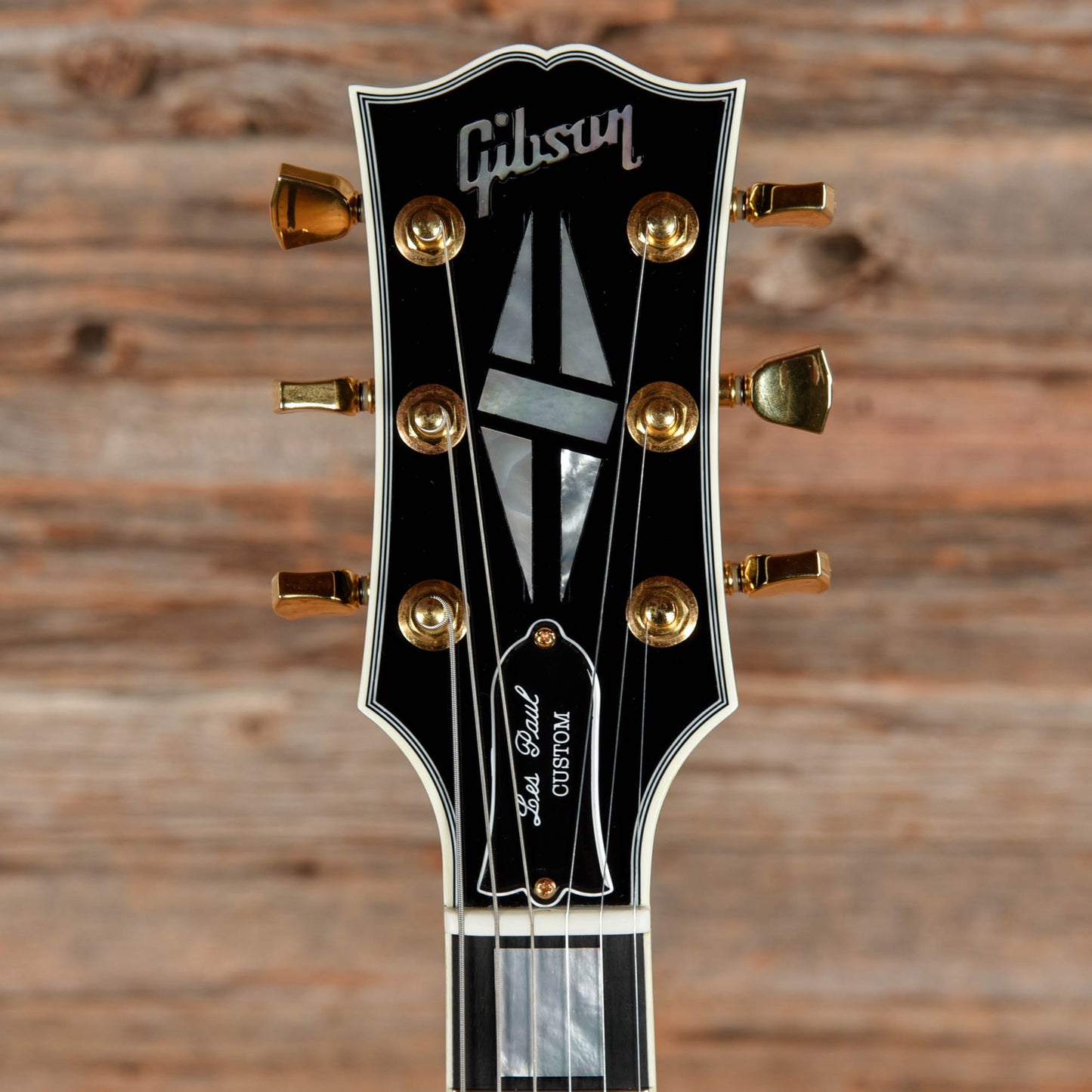 Gibson Custom Les Paul Custom Ebony 2008 Electric Guitars / Solid Body