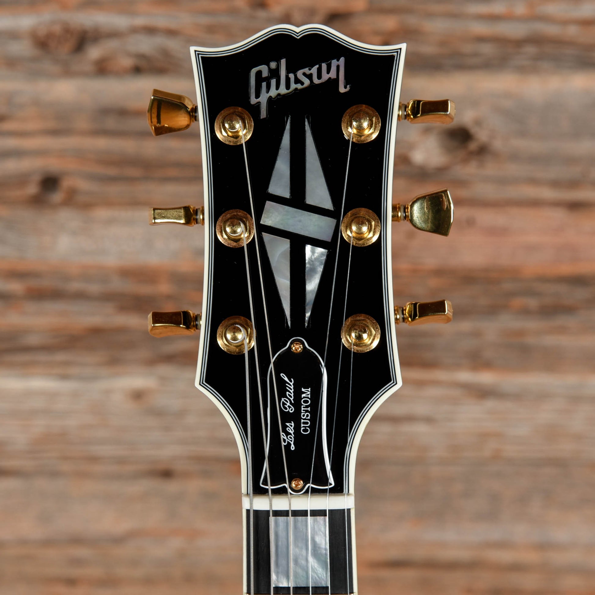 Gibson Custom Les Paul Custom Ebony 2008 Electric Guitars / Solid Body