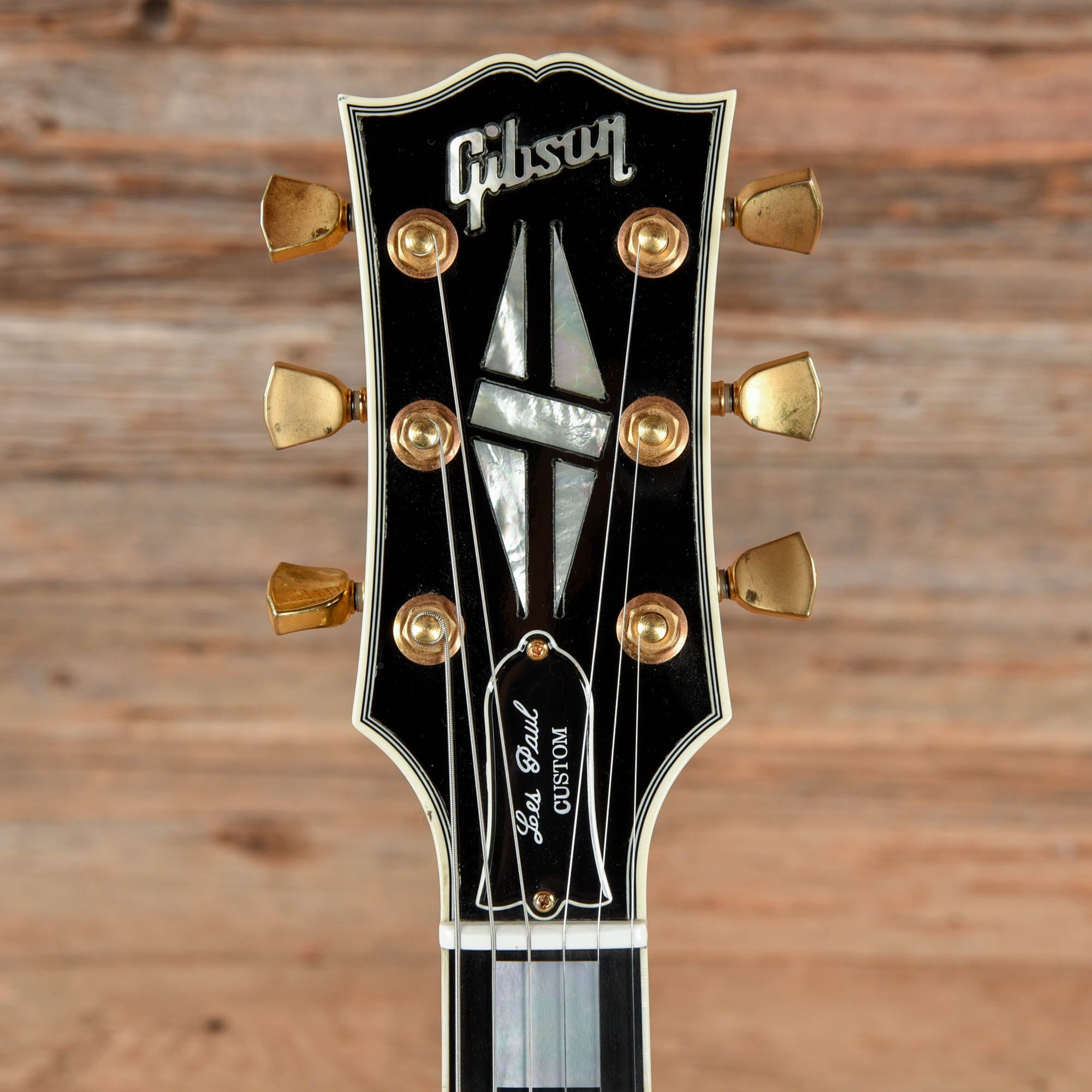 Gibson Custom Les Paul Custom Ebony 2010 Electric Guitars / Solid Body