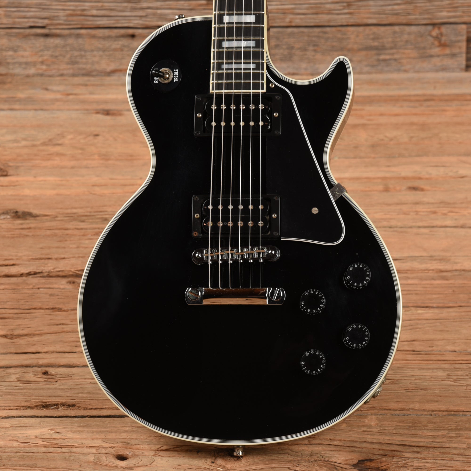 Gibson Custom Les Paul Custom Ebony 2014 Electric Guitars / Solid Body
