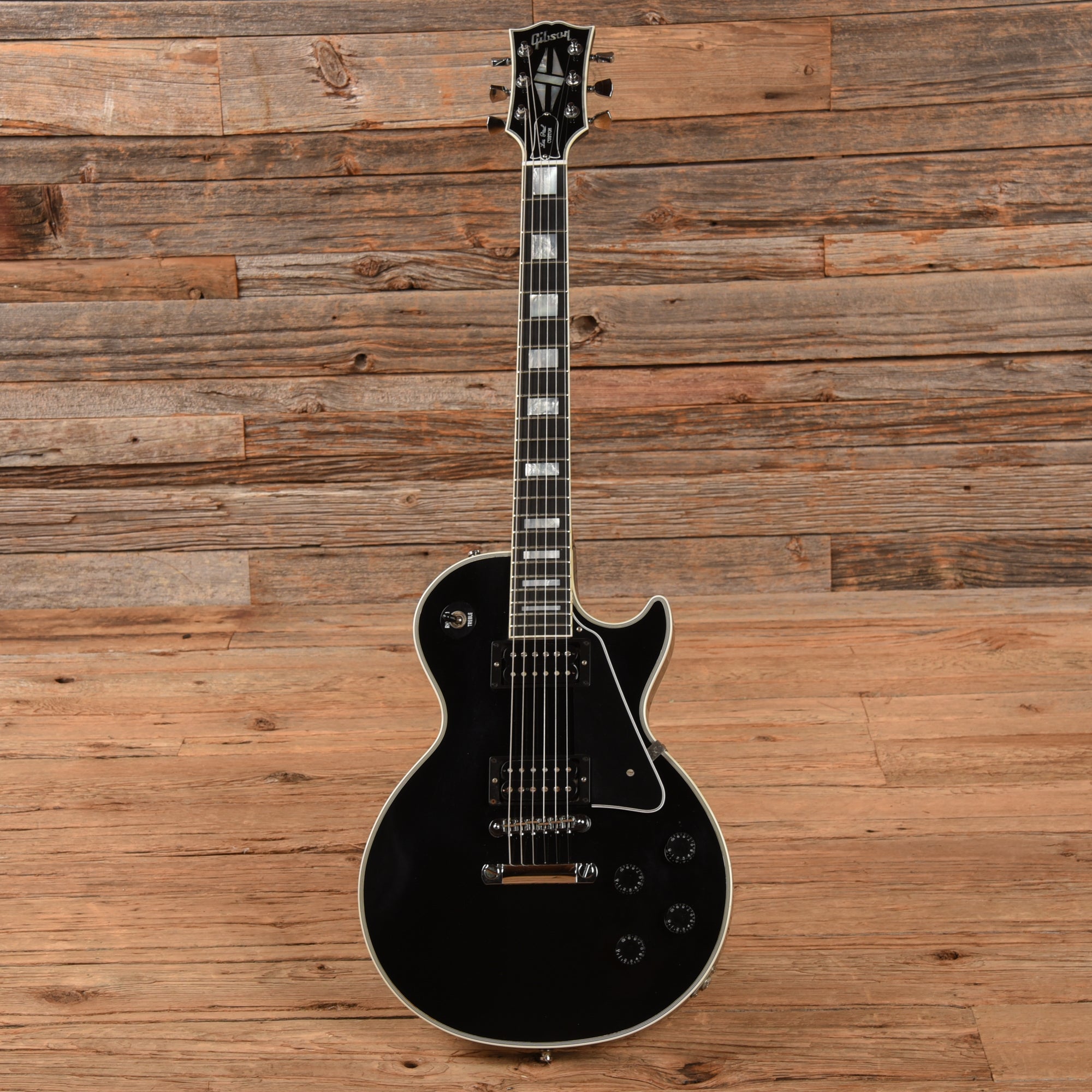 Gibson Custom Les Paul Custom Ebony 2014 Electric Guitars / Solid Body