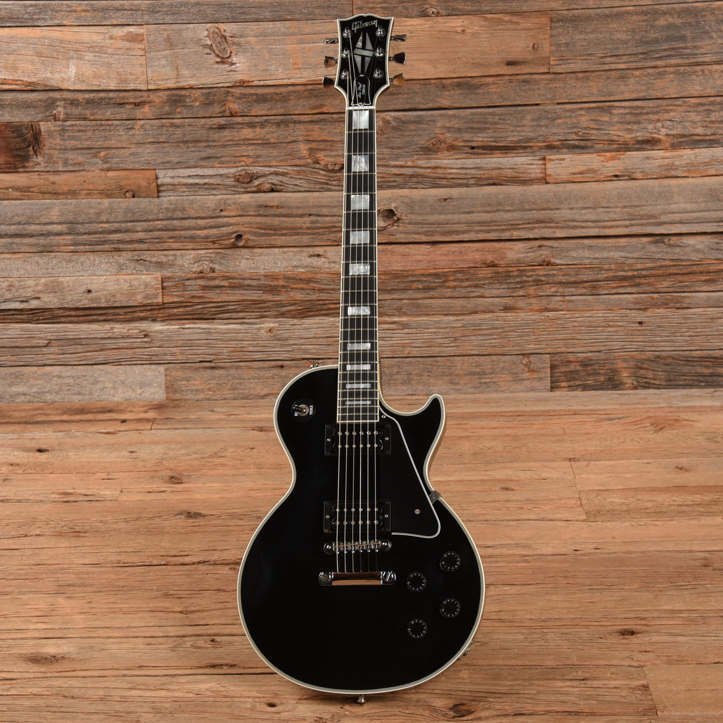 Gibson Custom Les Paul Custom Ebony 2014 Electric Guitars / Solid Body