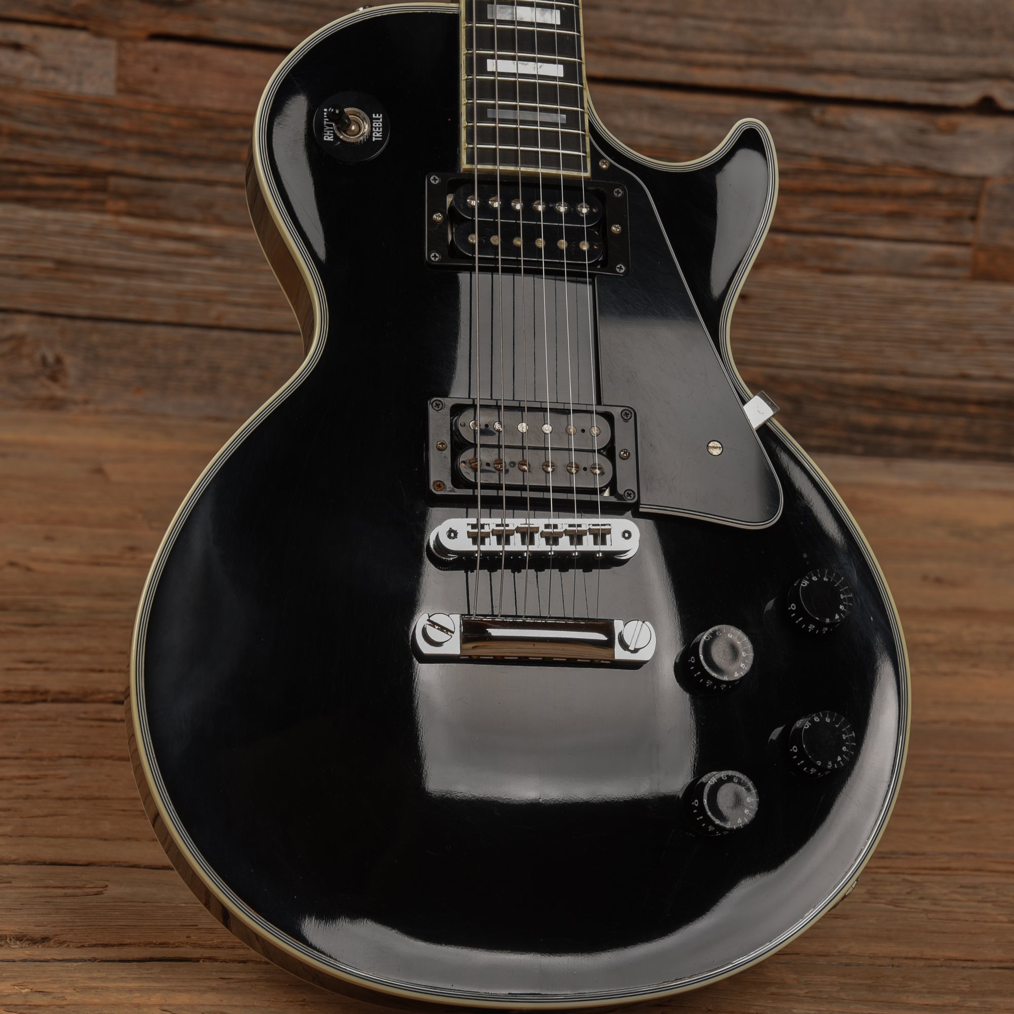 Gibson Custom Les Paul Custom Ebony 2014 Electric Guitars / Solid Body