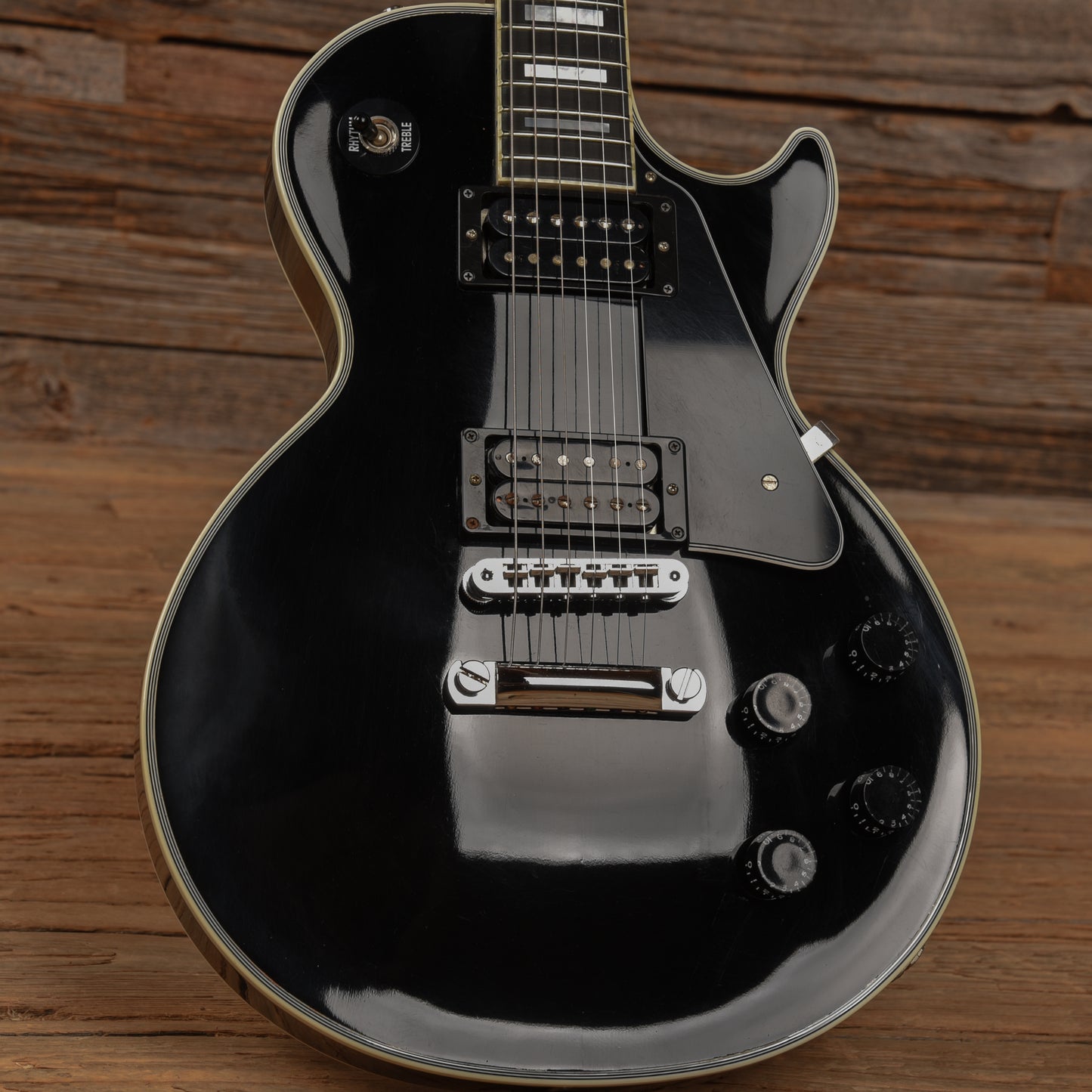 Gibson Custom Les Paul Custom Ebony 2014 Electric Guitars / Solid Body