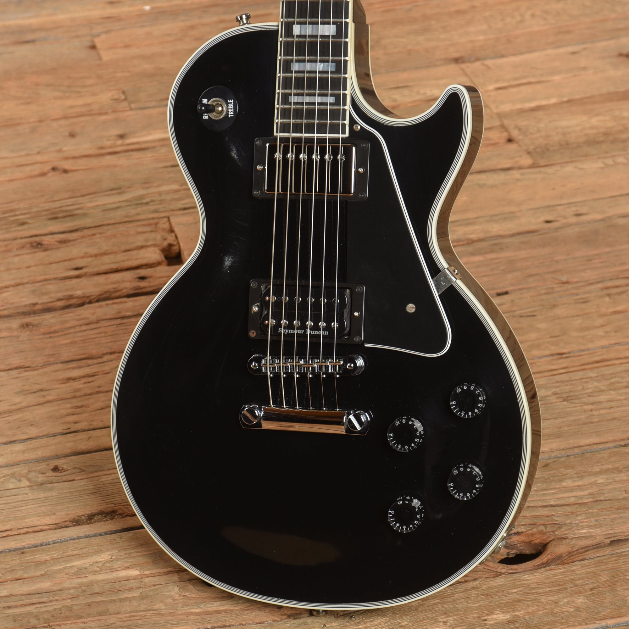 Gibson Custom Les Paul Custom Ebony 2014 – Chicago Music Exchange