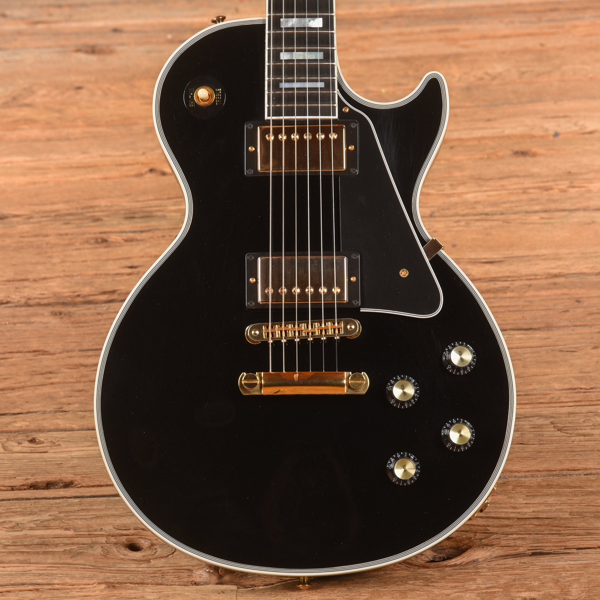 Gibson Custom Les Paul Custom Ebony 2016 Electric Guitars / Solid Body