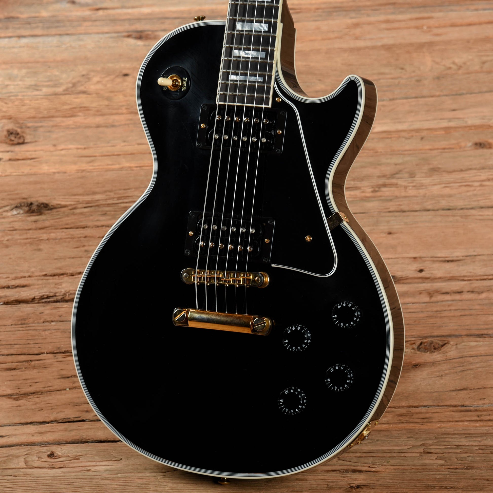 Gibson Custom Les Paul Custom Ebony 2019 Electric Guitars / Solid Body