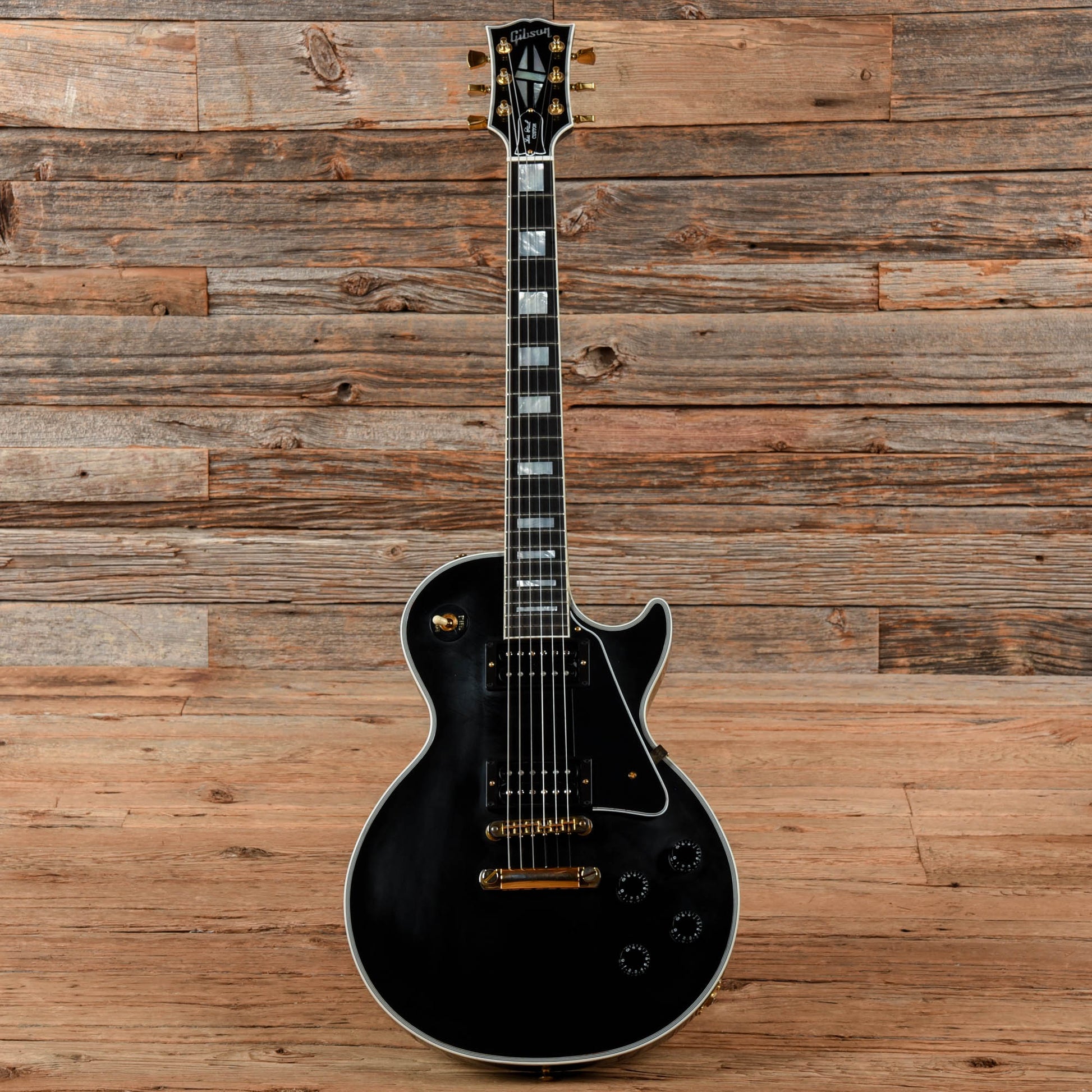 Gibson Custom Les Paul Custom Ebony 2019 Electric Guitars / Solid Body