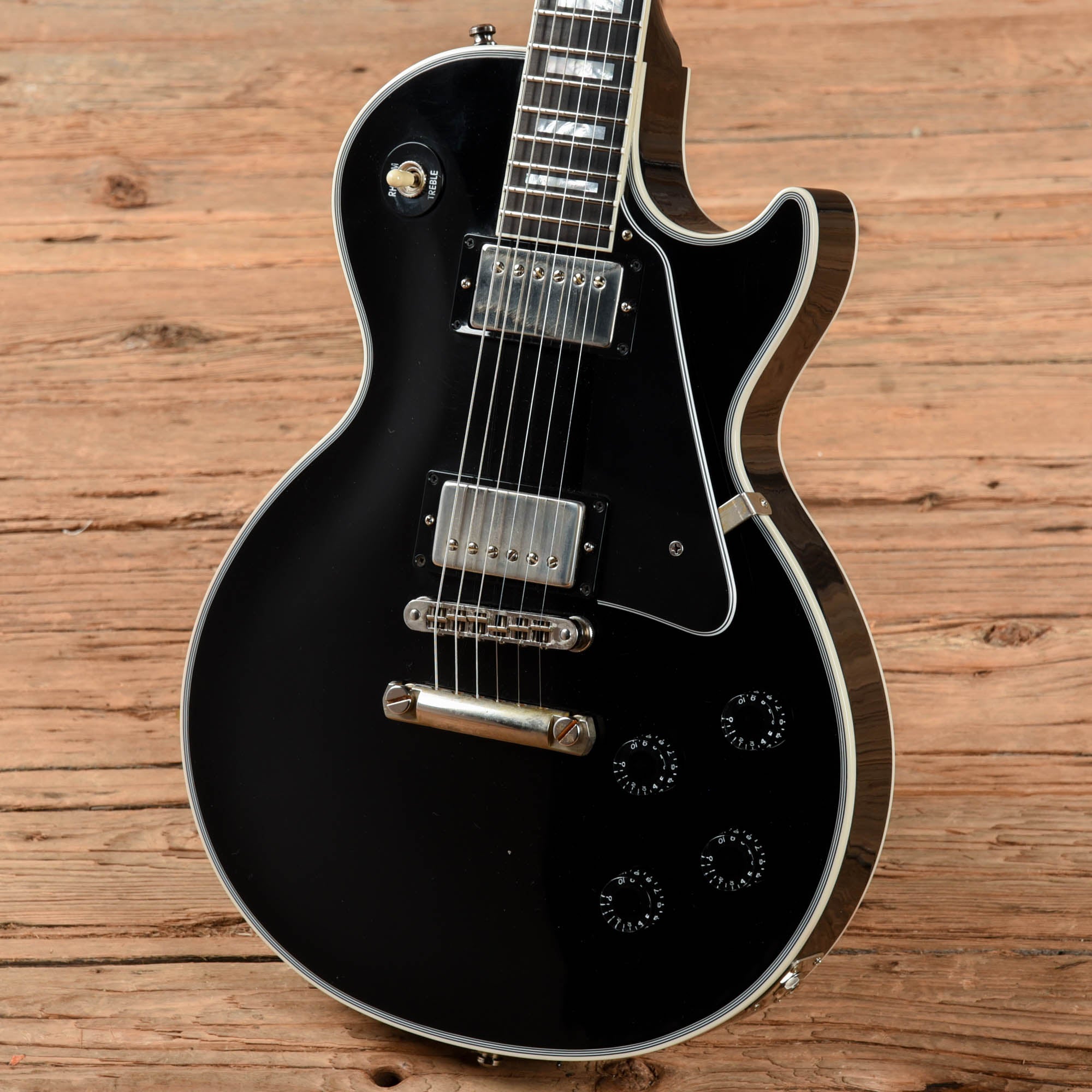Gibson Custom Les Paul Custom Ebony 2021 Electric Guitars / Solid Body