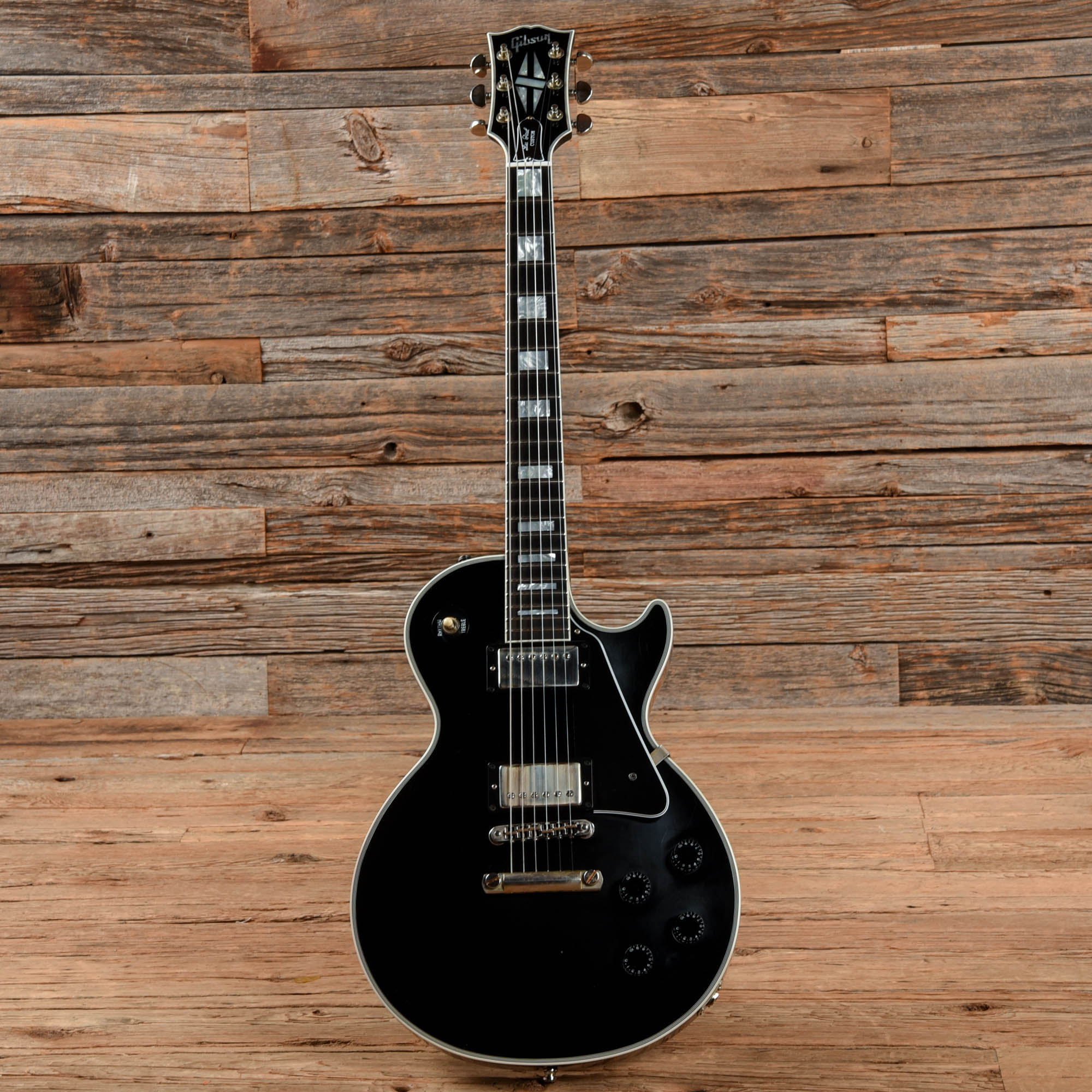 Gibson Custom Les Paul Custom Ebony 2021 Electric Guitars / Solid Body