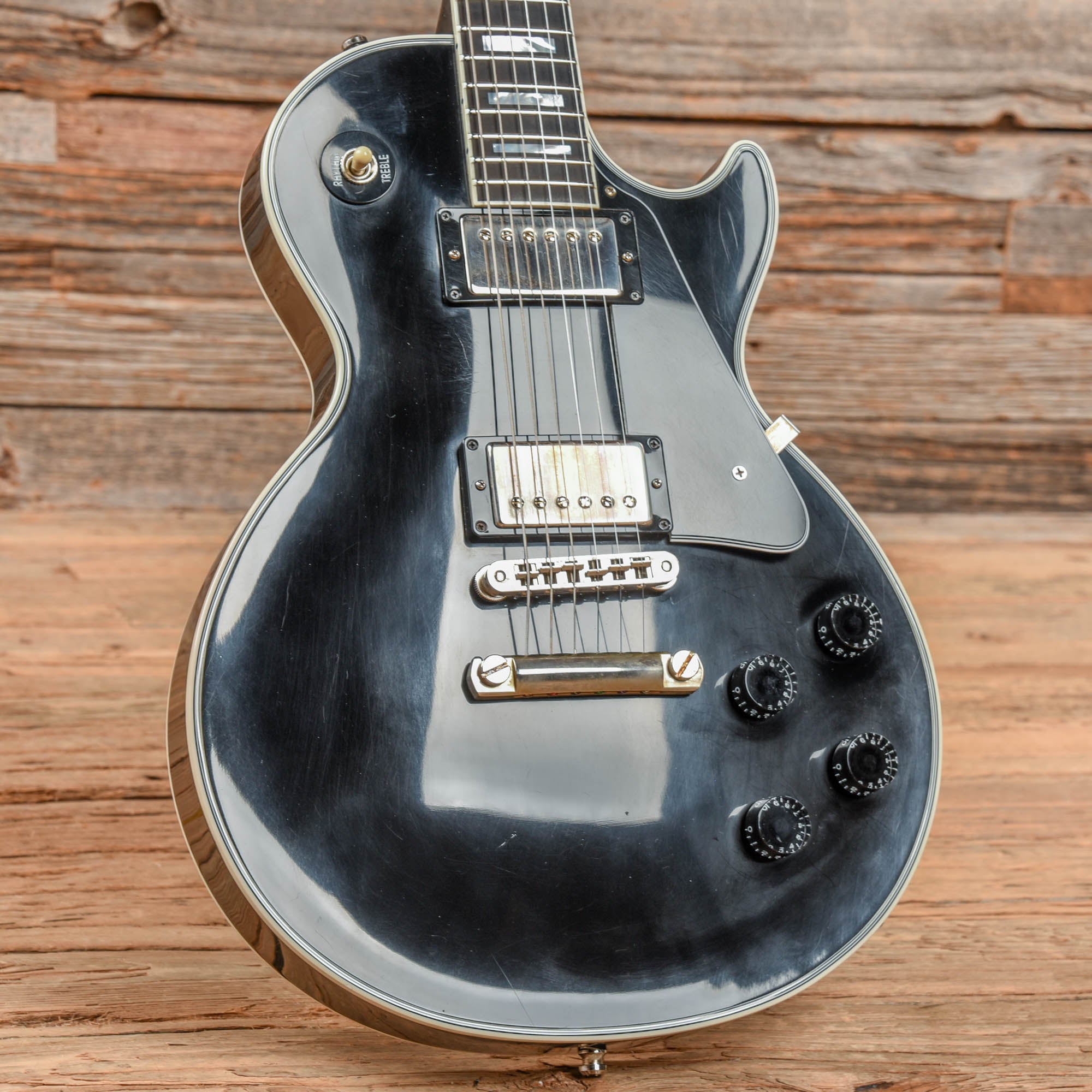 Gibson Custom Les Paul Custom Ebony 2021 Electric Guitars / Solid Body