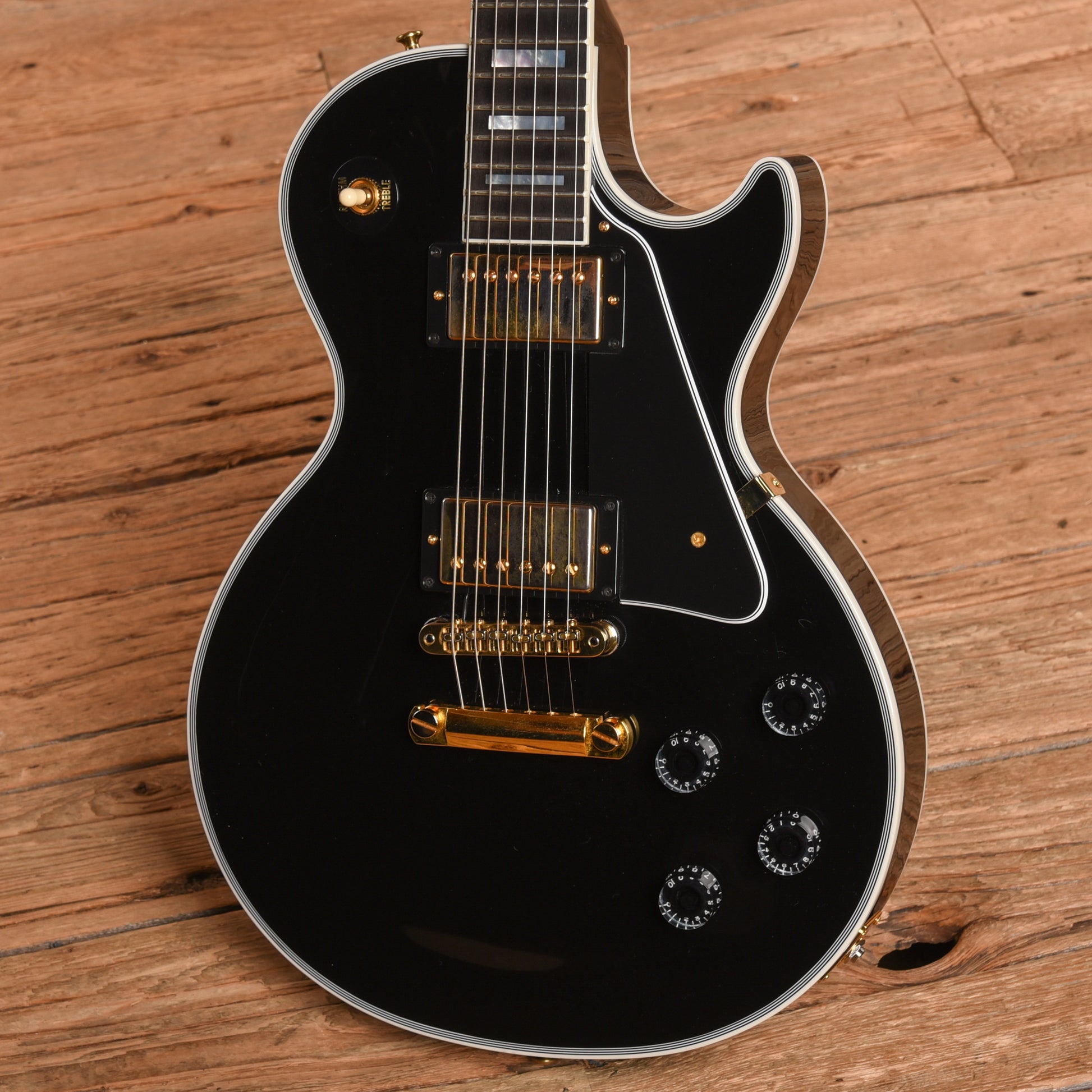 Gibson Custom Les Paul Custom Ebony 2021 Electric Guitars / Solid Body