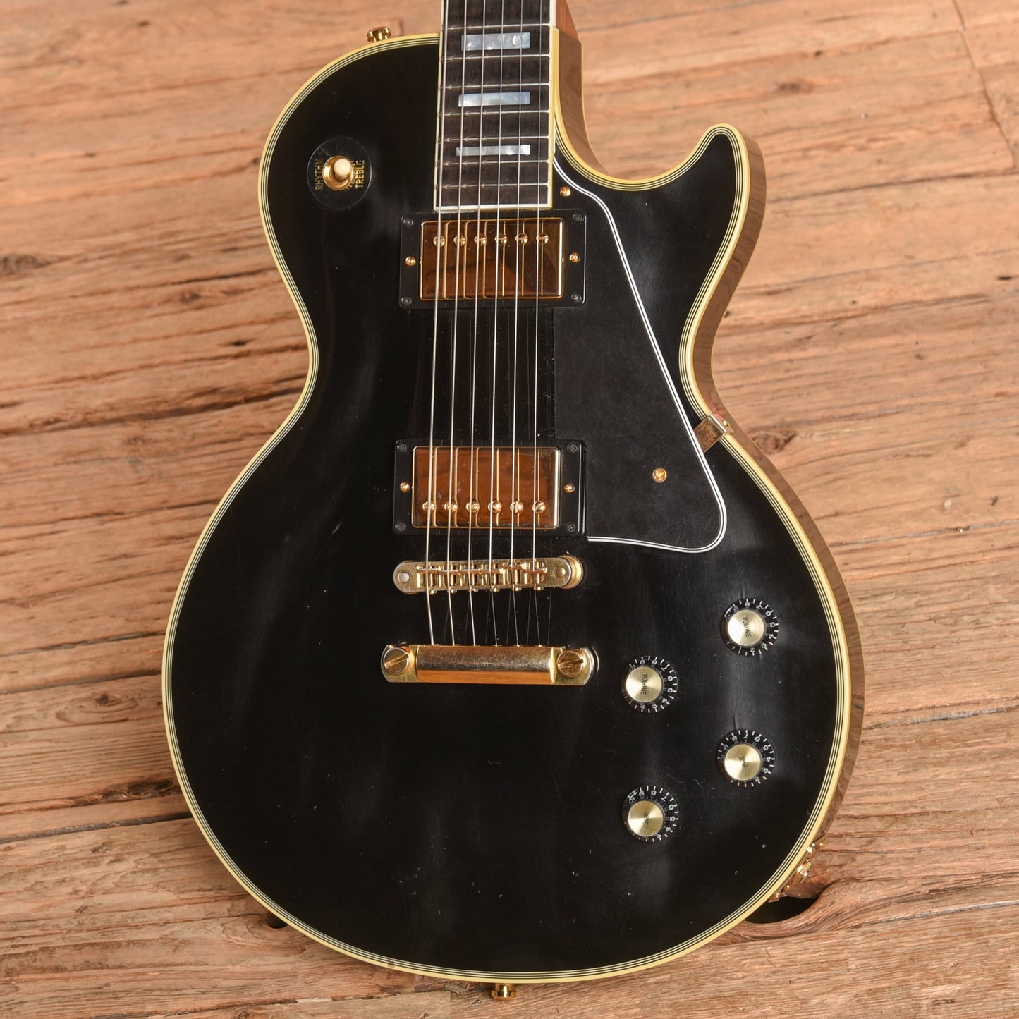 Gibson Custom Les Paul Custom Ebony 2022 Electric Guitars / Solid Body