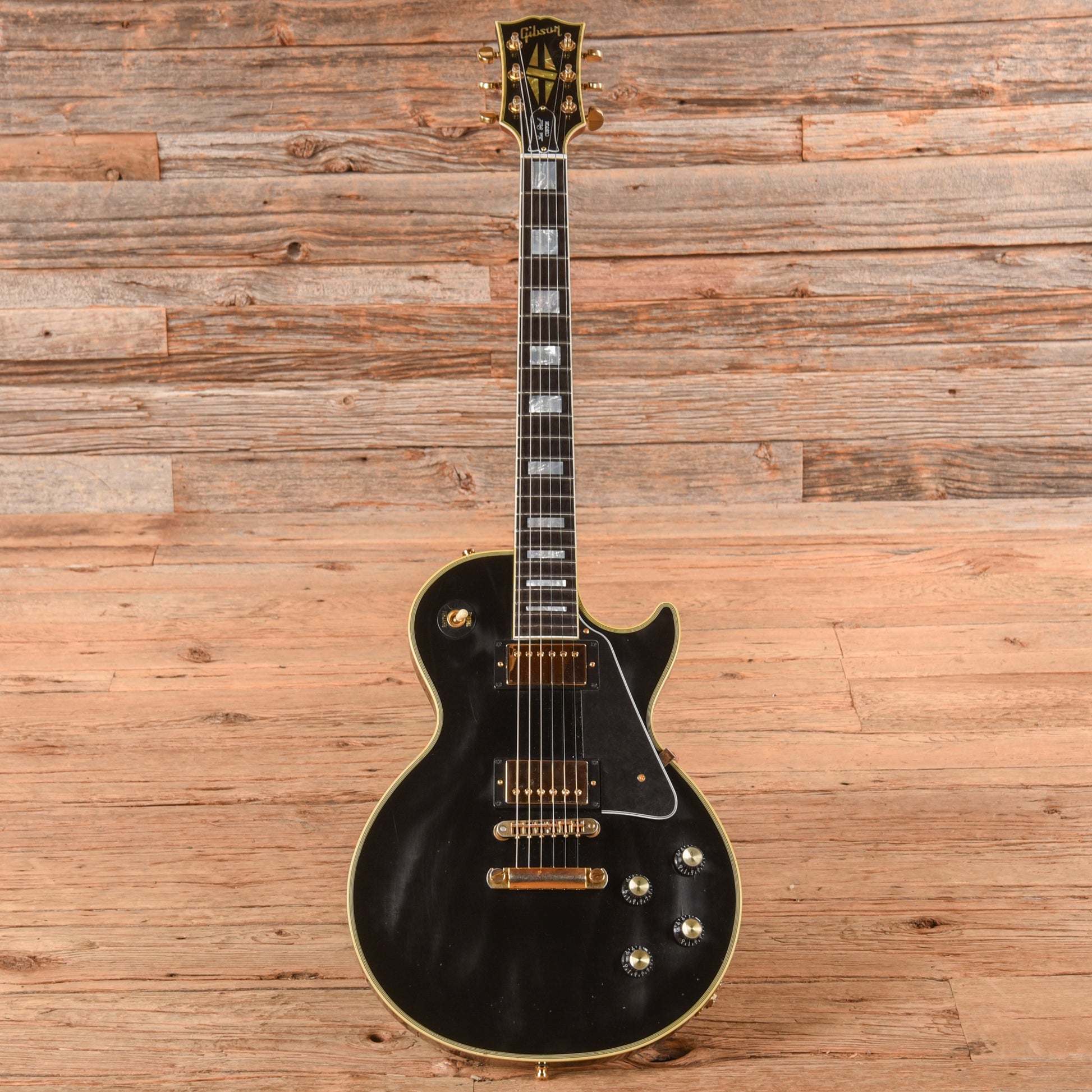 Gibson Custom Les Paul Custom Ebony 2022 Electric Guitars / Solid Body