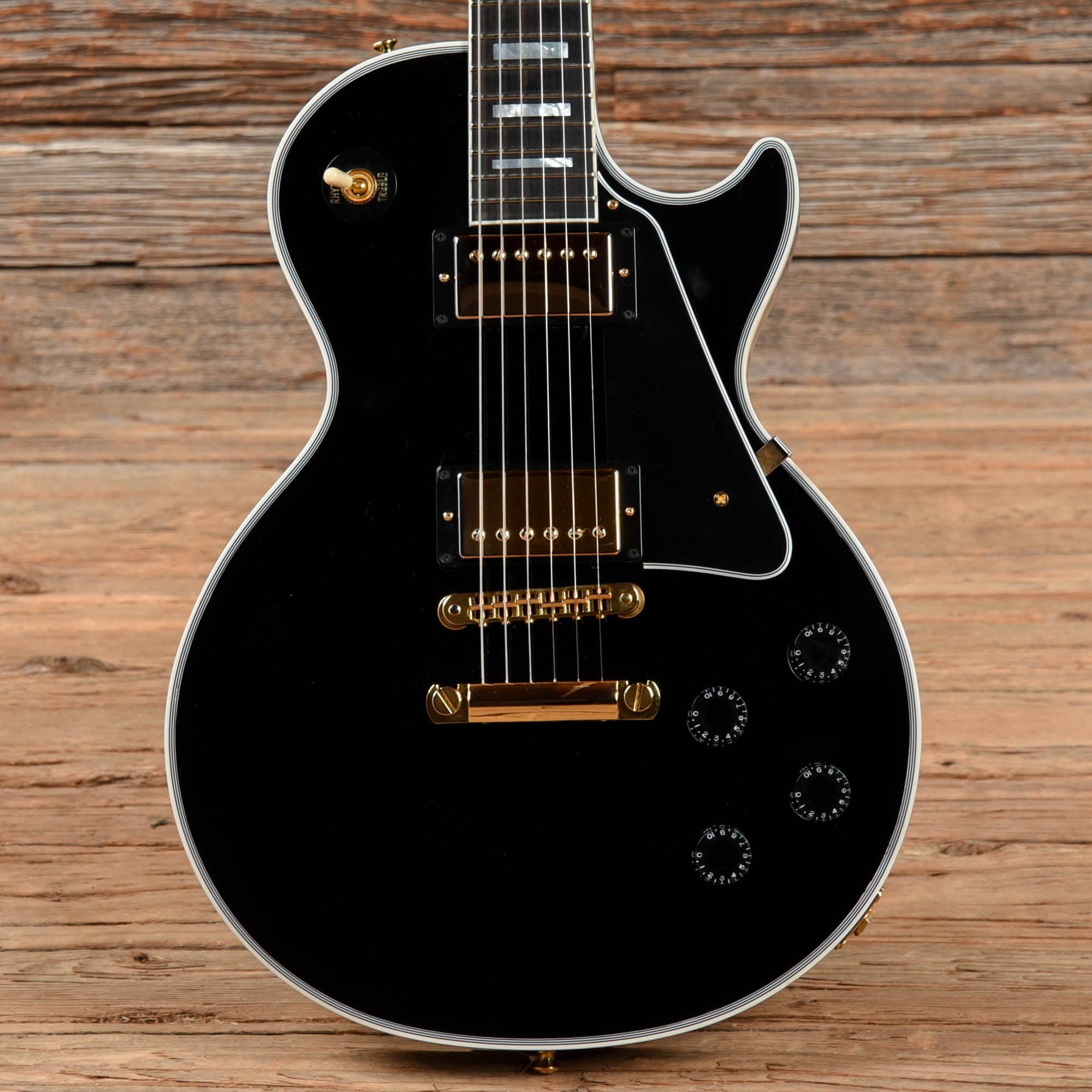 Gibson Custom Les Paul Custom Ebony 2023 Electric Guitars / Solid Body