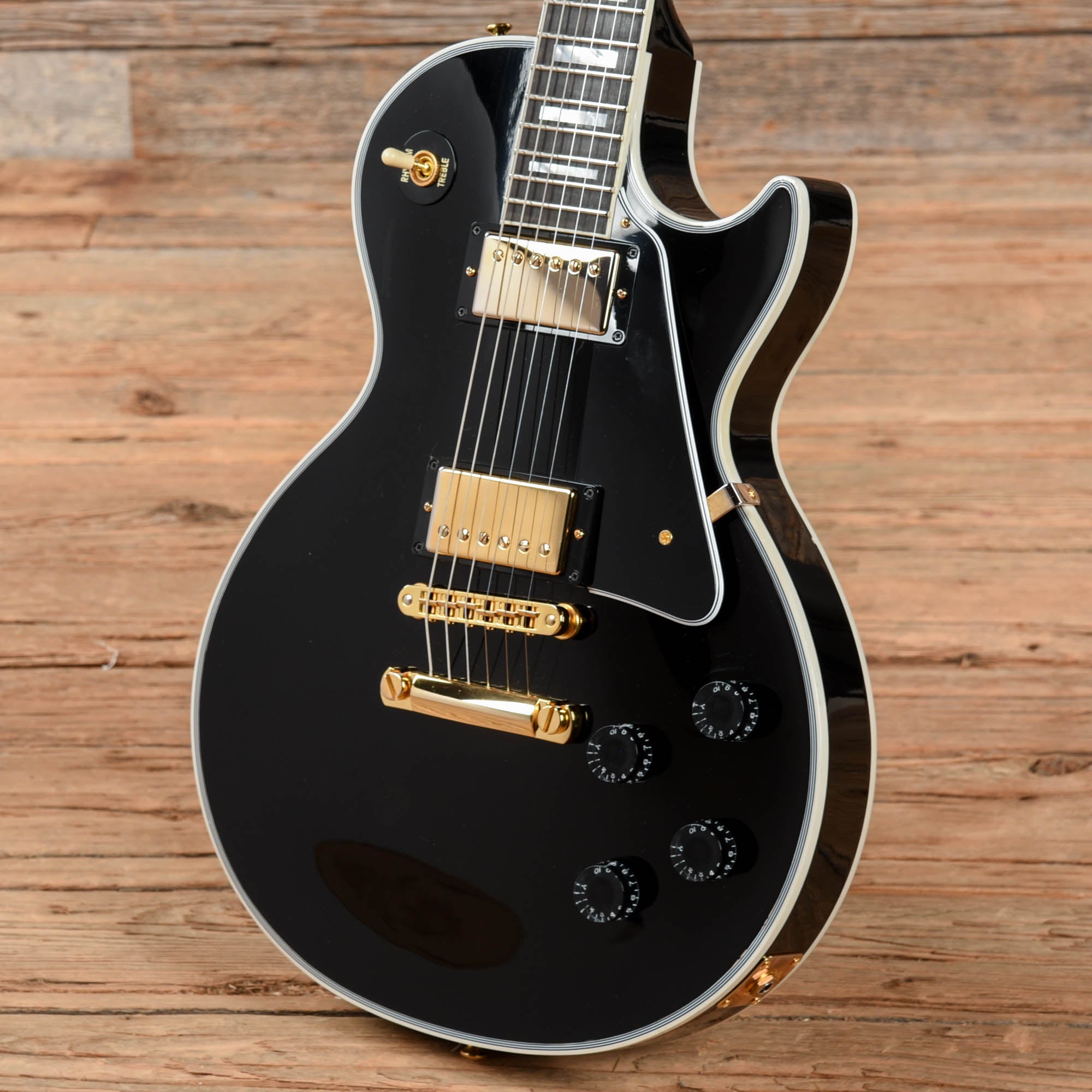 Gibson Custom Les Paul Custom Ebony 2023 Electric Guitars / Solid Body
