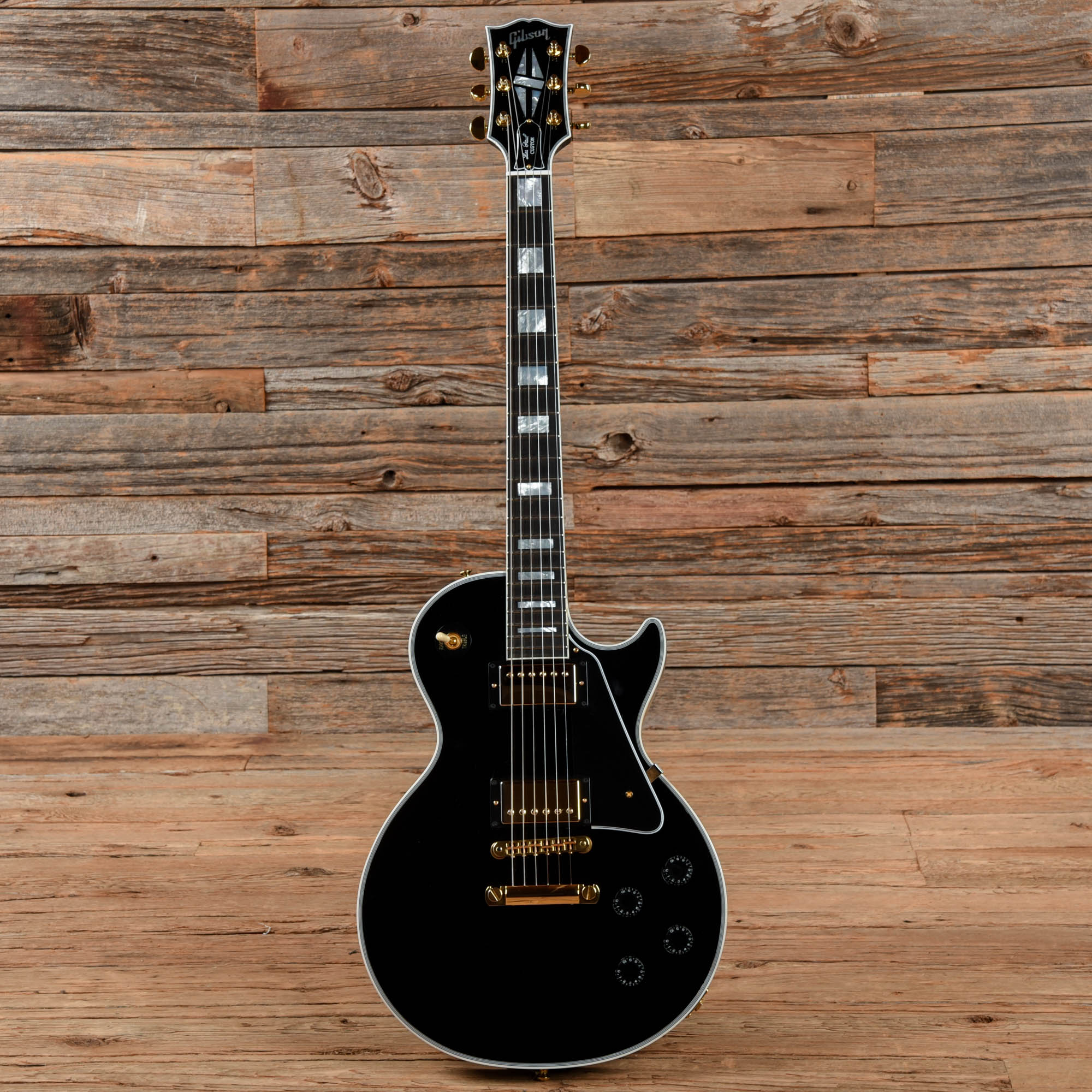 Gibson Custom Les Paul Custom Ebony 2023 Electric Guitars / Solid Body
