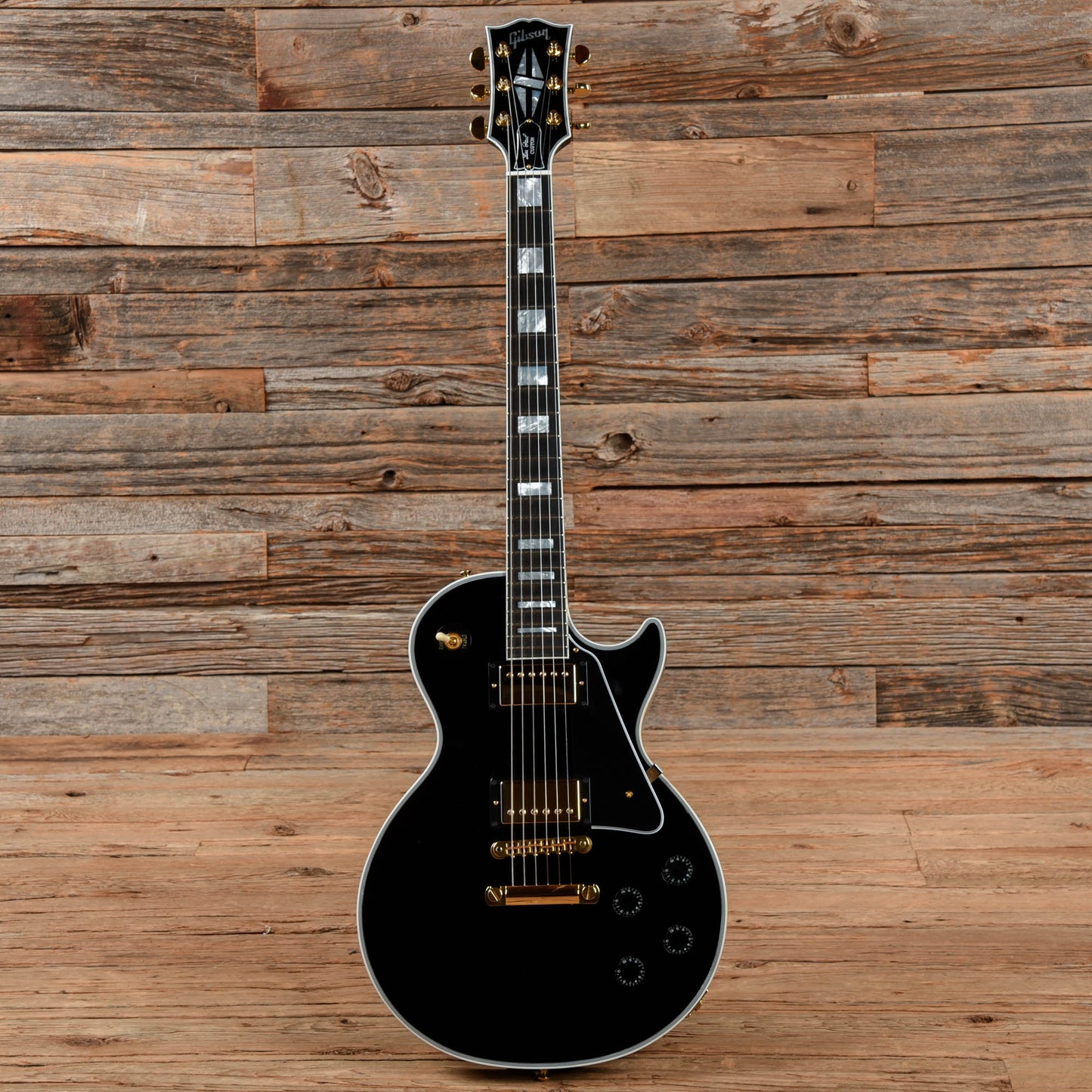 Gibson Custom Les Paul Custom Ebony 2023 Electric Guitars / Solid Body