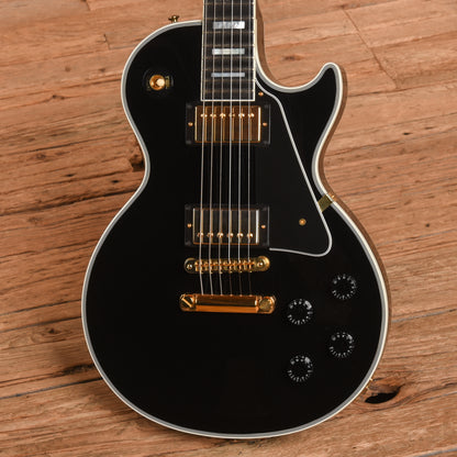 Gibson Custom Les Paul Custom Ebony Electric Guitars / Solid Body
