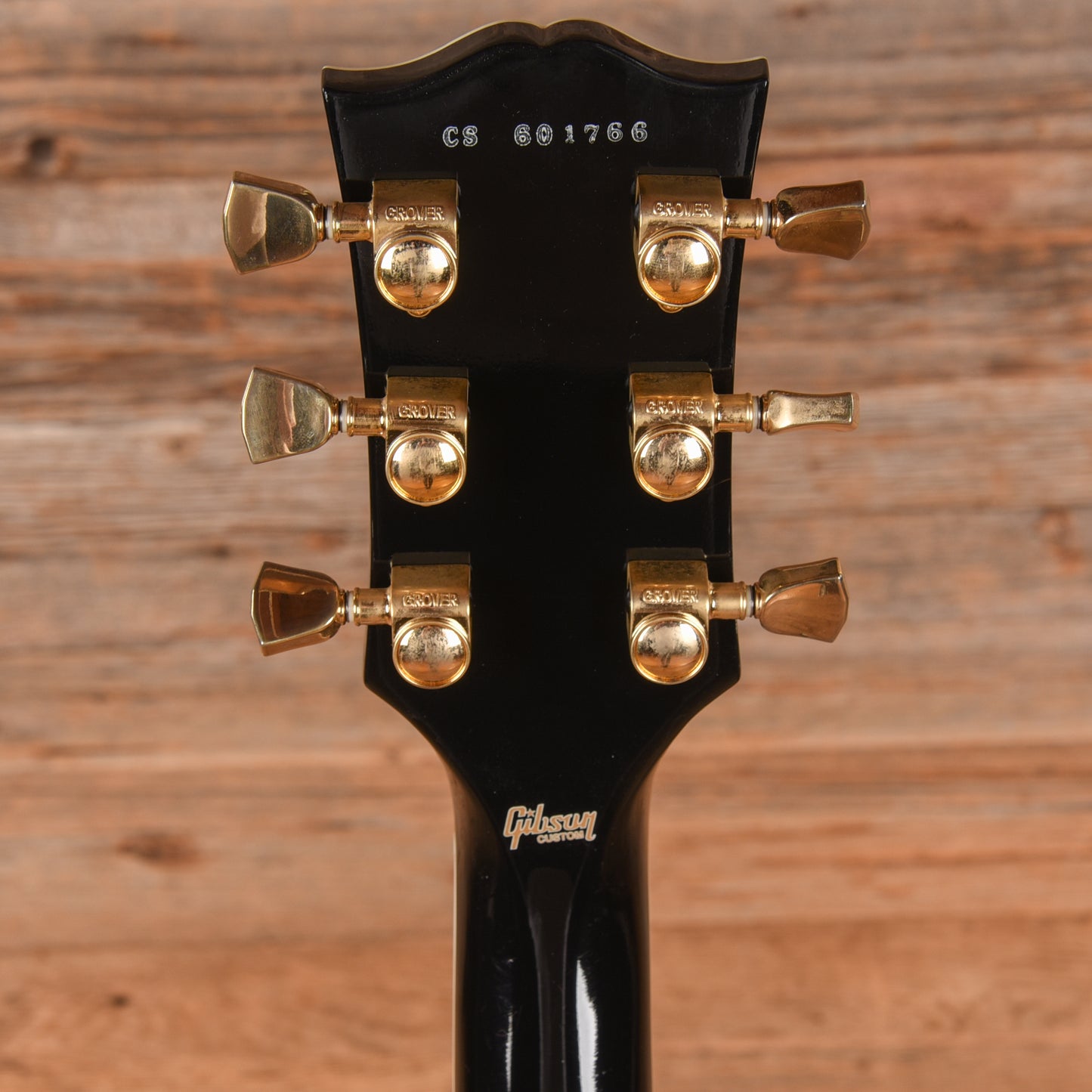 Gibson Custom Les Paul Custom Ebony Electric Guitars / Solid Body