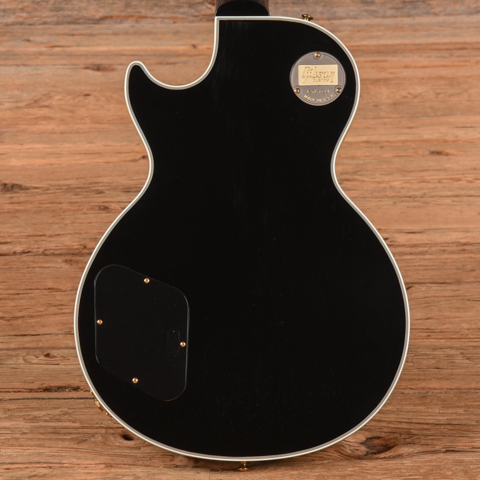 Gibson Custom Les Paul Custom Ebony Electric Guitars / Solid Body