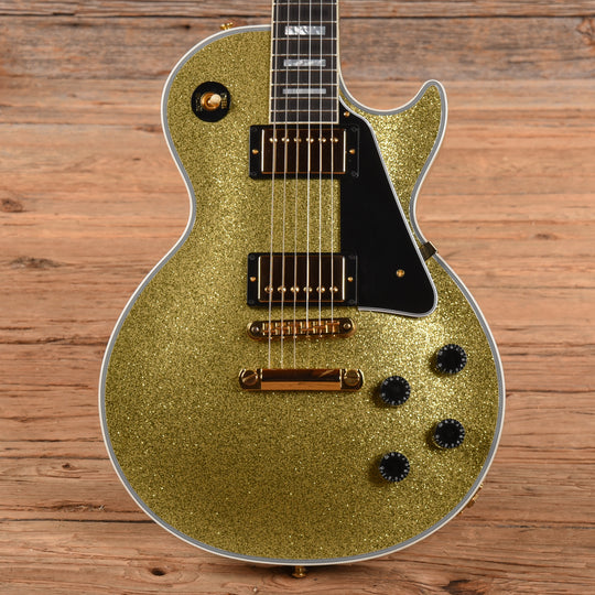 Gibson Custom Les Paul Custom Gold Sparkle 2022 Electric Guitars / Solid Body