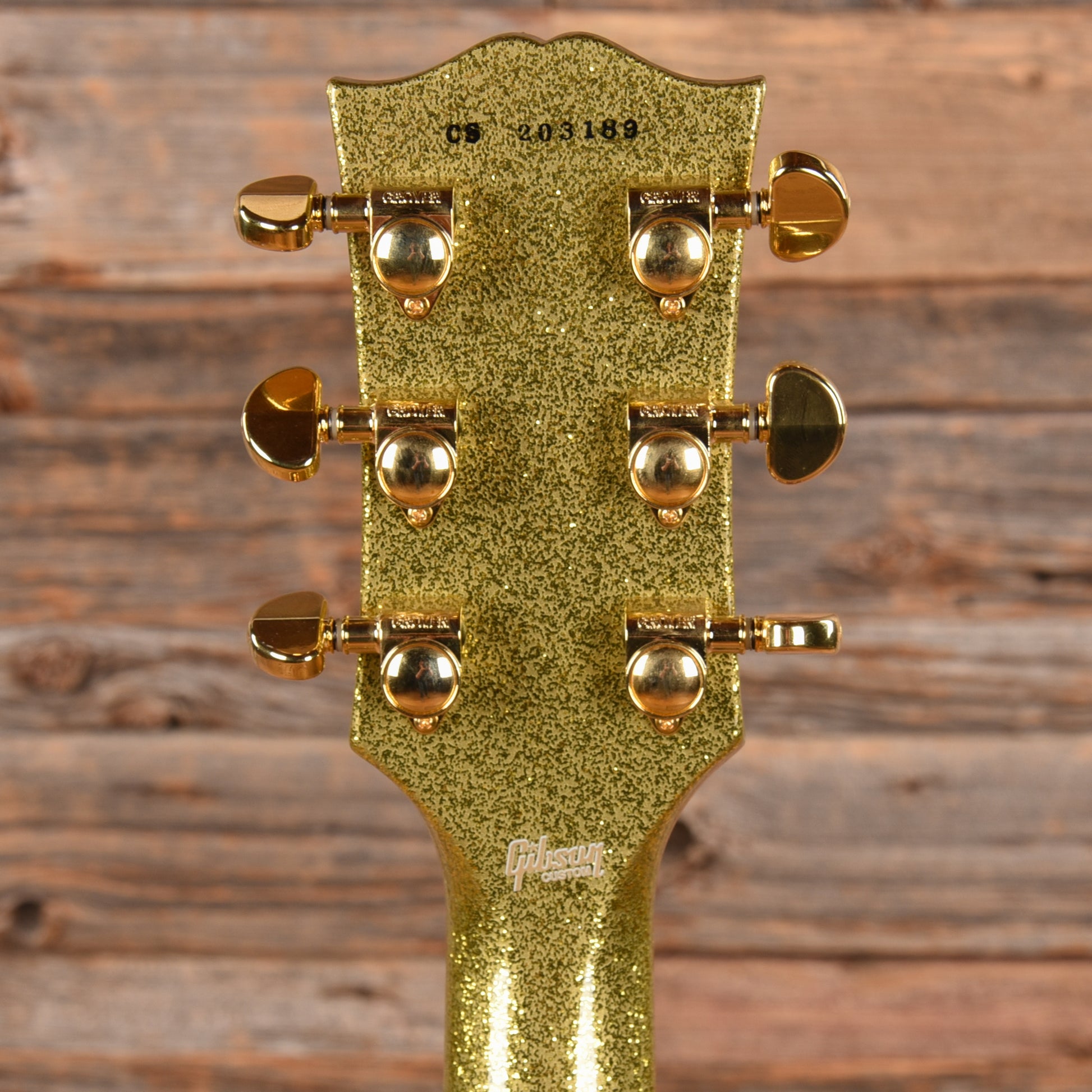 Gibson Custom Les Paul Custom Gold Sparkle 2022 Electric Guitars / Solid Body