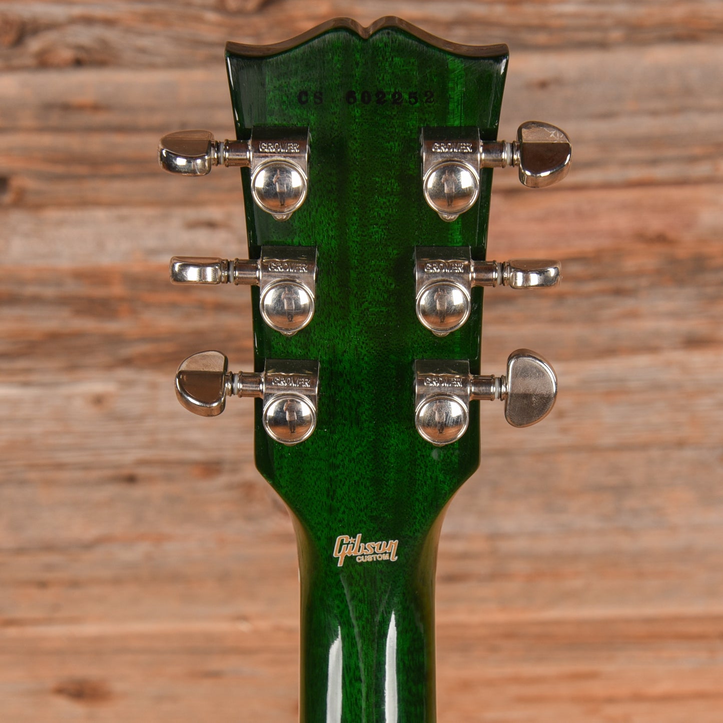 Gibson Custom Les Paul Custom Pro Trans Green 2016 Electric Guitars / Solid Body