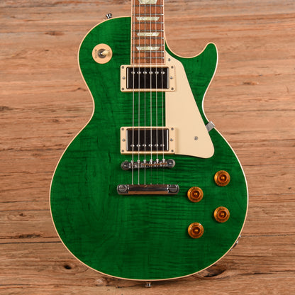 Gibson Custom Les Paul Custom Pro Trans Green 2016 Electric Guitars / Solid Body