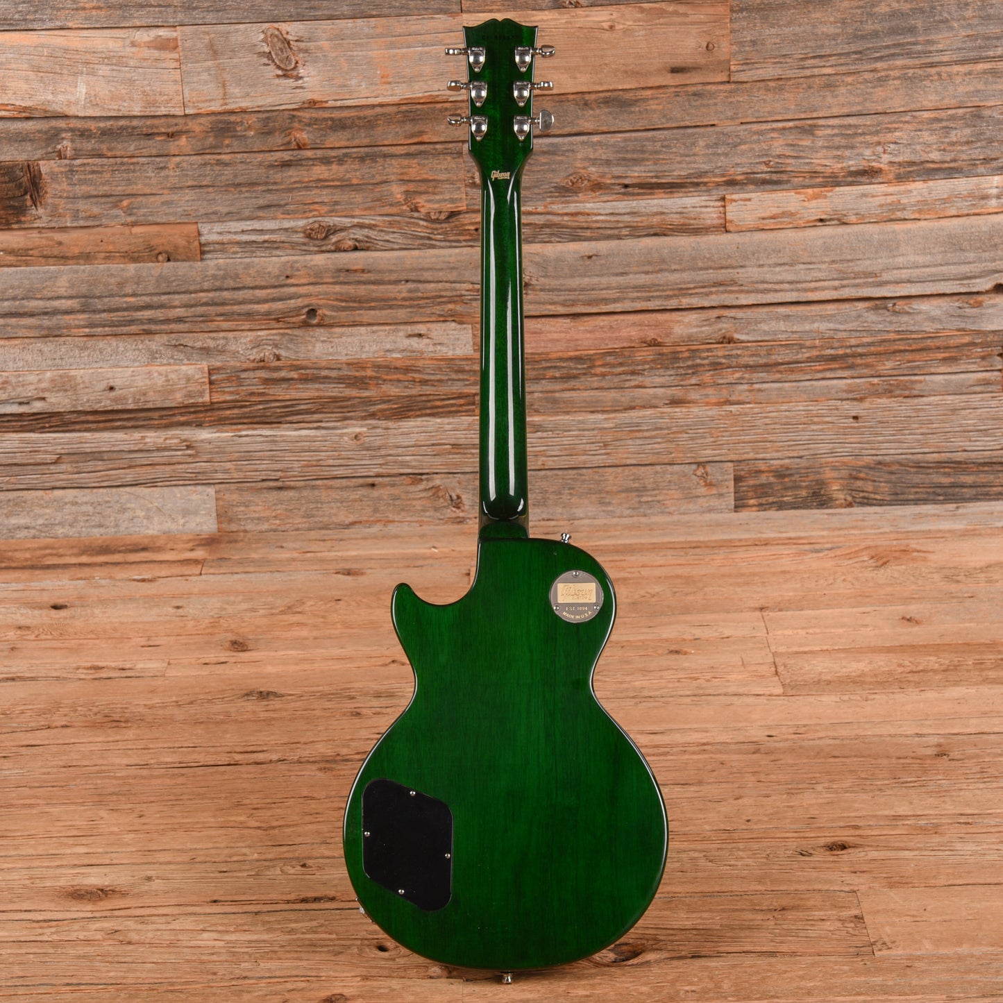 Gibson Custom Les Paul Custom Pro Trans Green 2016 Electric Guitars / Solid Body