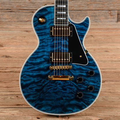 Gibson Custom Les Paul Custom Q Blue 2016 Electric Guitars / Solid Body