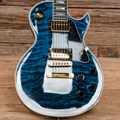 Gibson Custom Les Paul Custom Q Blue 2016 Electric Guitars / Solid Body