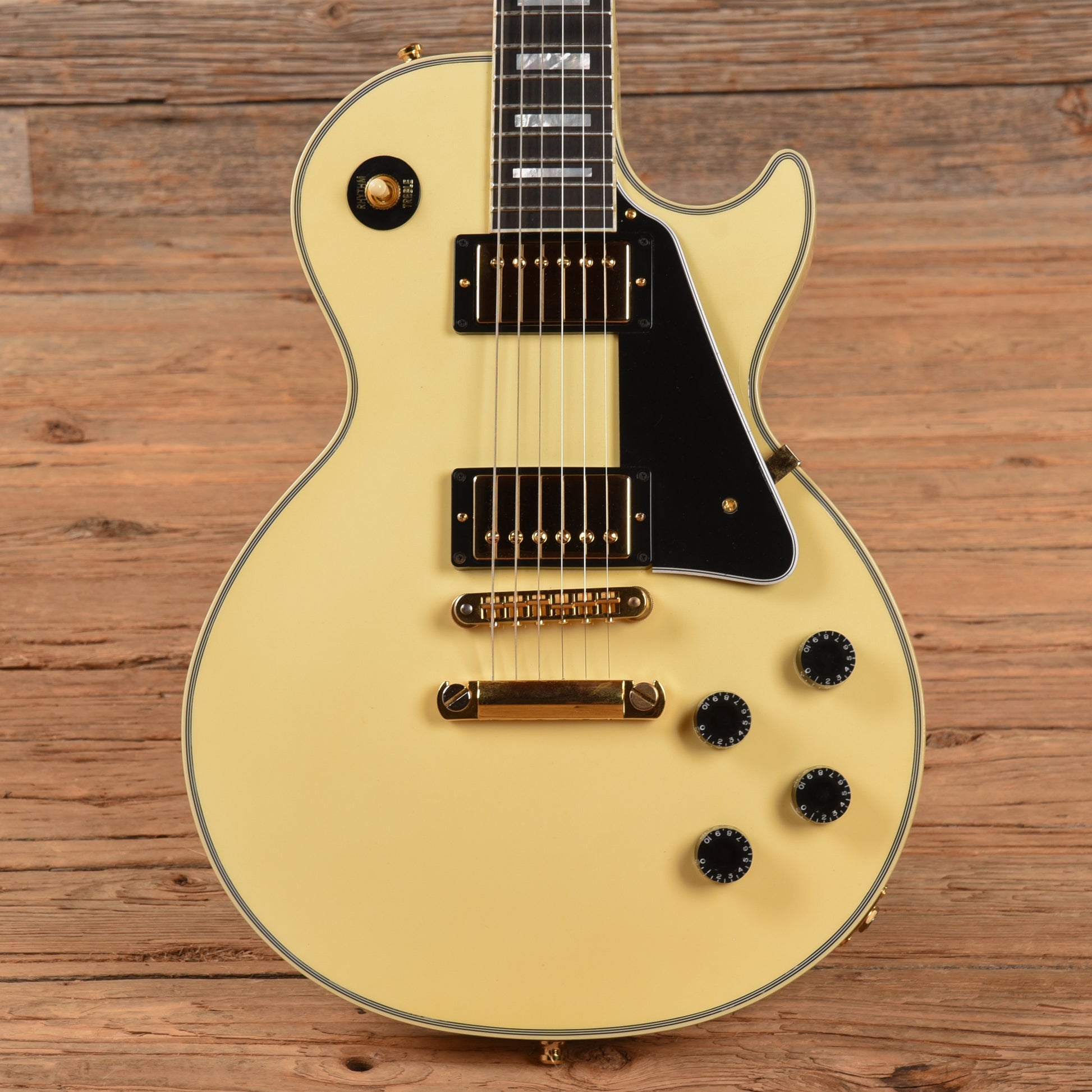 Gibson Custom Les Paul Custom Vintage White 2022 Electric Guitars / Solid Body
