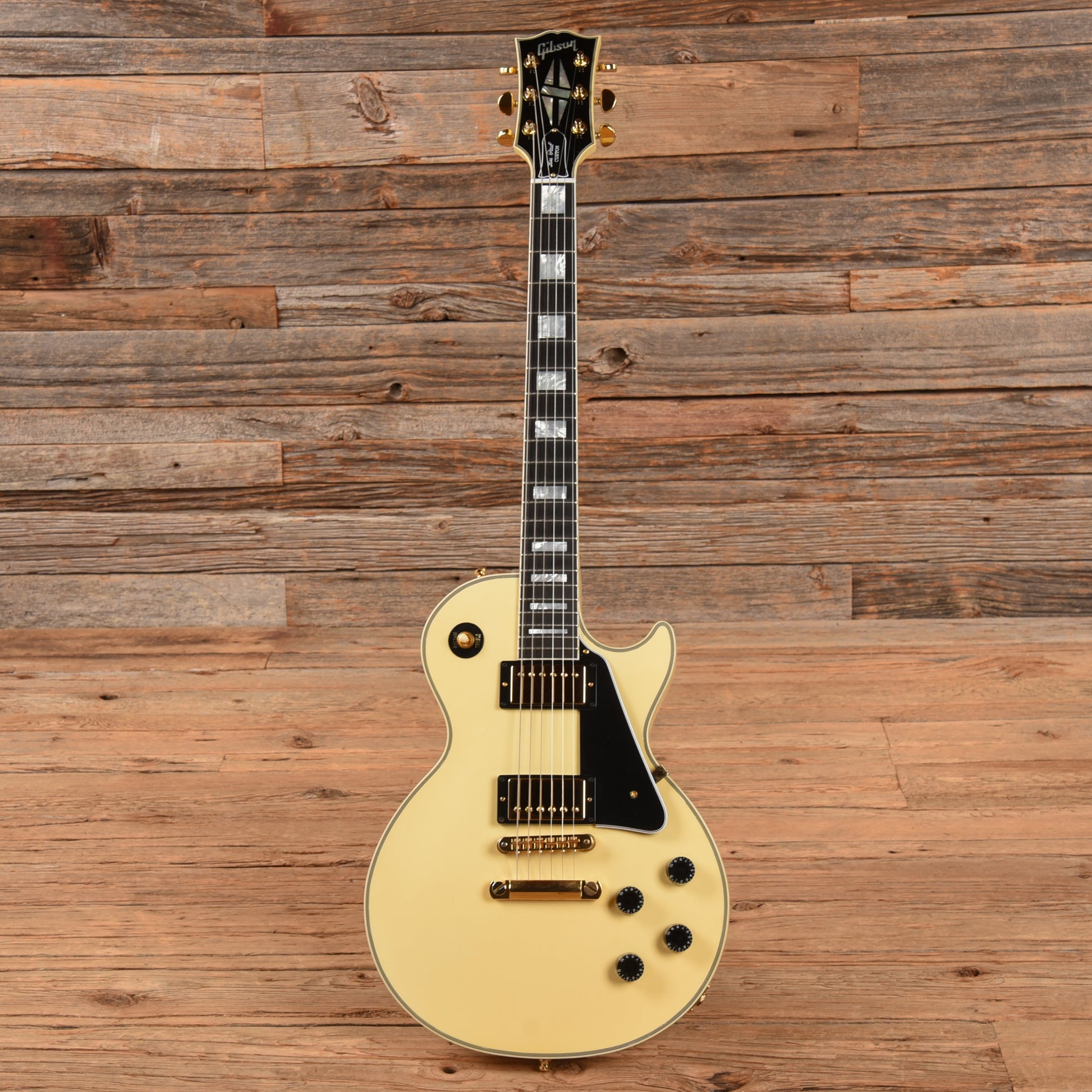 Gibson Custom Les Paul Custom Vintage White 2022 Electric Guitars / Solid Body
