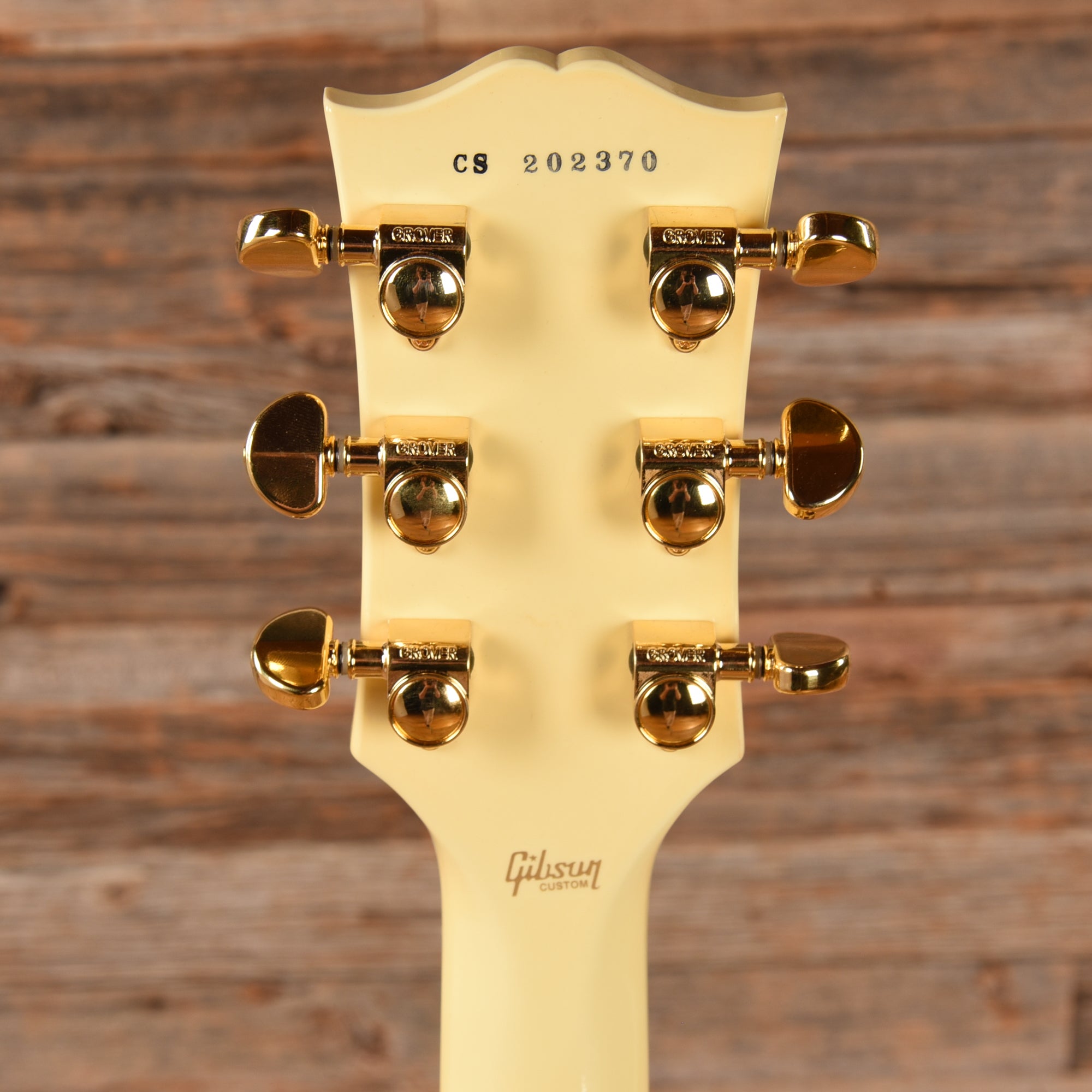 Gibson Custom Les Paul Custom Vintage White 2022 Electric Guitars / Solid Body
