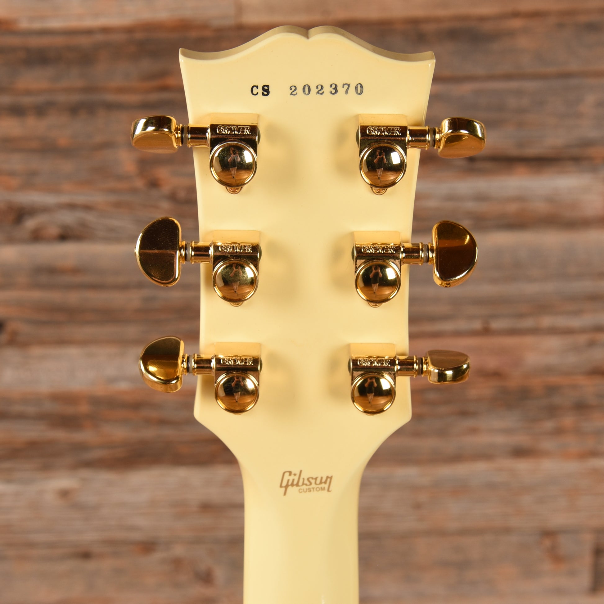 Gibson Custom Les Paul Custom Vintage White 2022 Electric Guitars / Solid Body