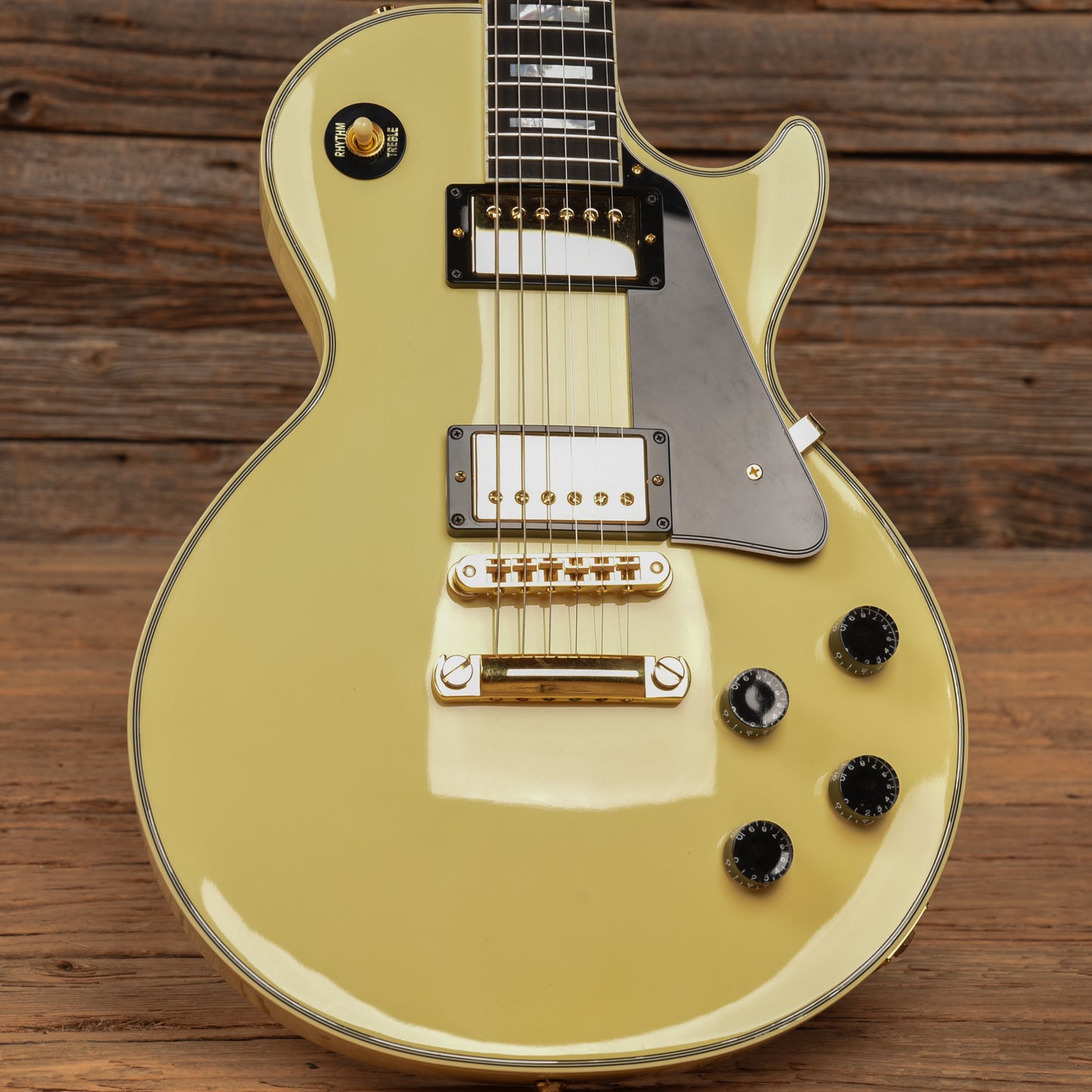 Gibson Custom Les Paul Custom Vintage White 2022 Electric Guitars / Solid Body