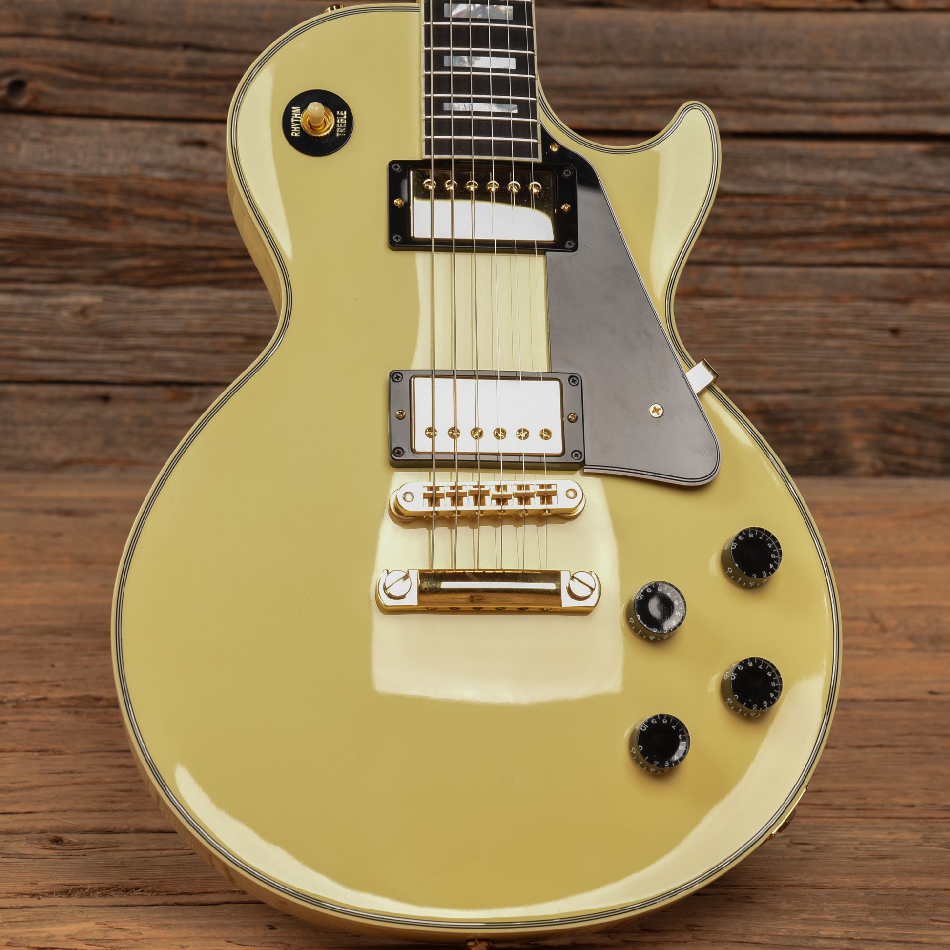 Gibson Custom Les Paul Custom Vintage White 2022 Electric Guitars / Solid Body